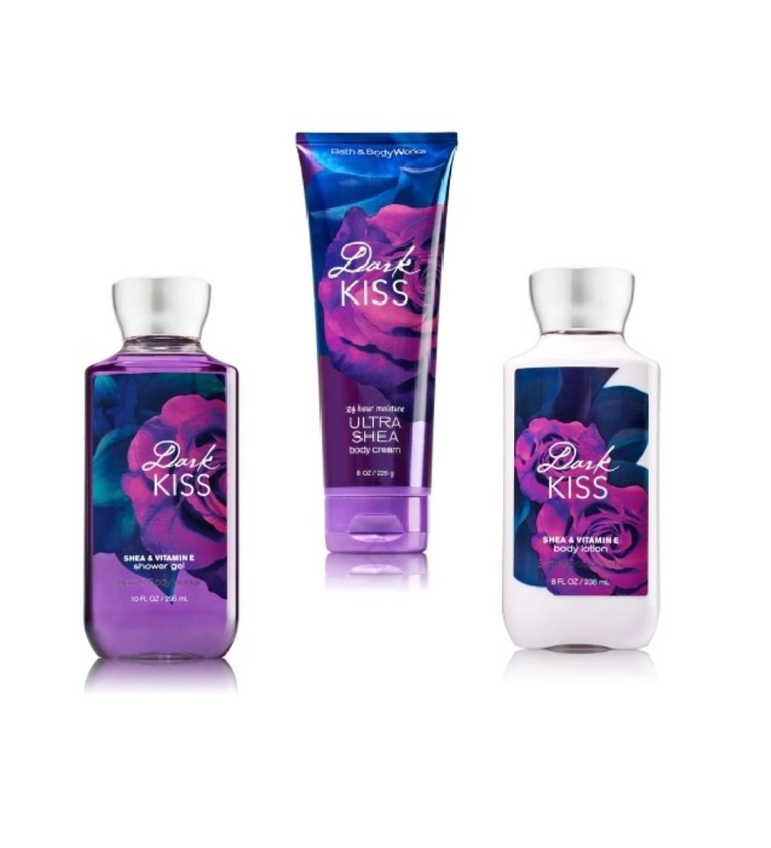 Shop Bath & Body Works Dark Kiss Gift Bag | Shower Gel Ultra Shea Body Cream & Lotion - International Shipping Available - Buy Online on GoSupps.com