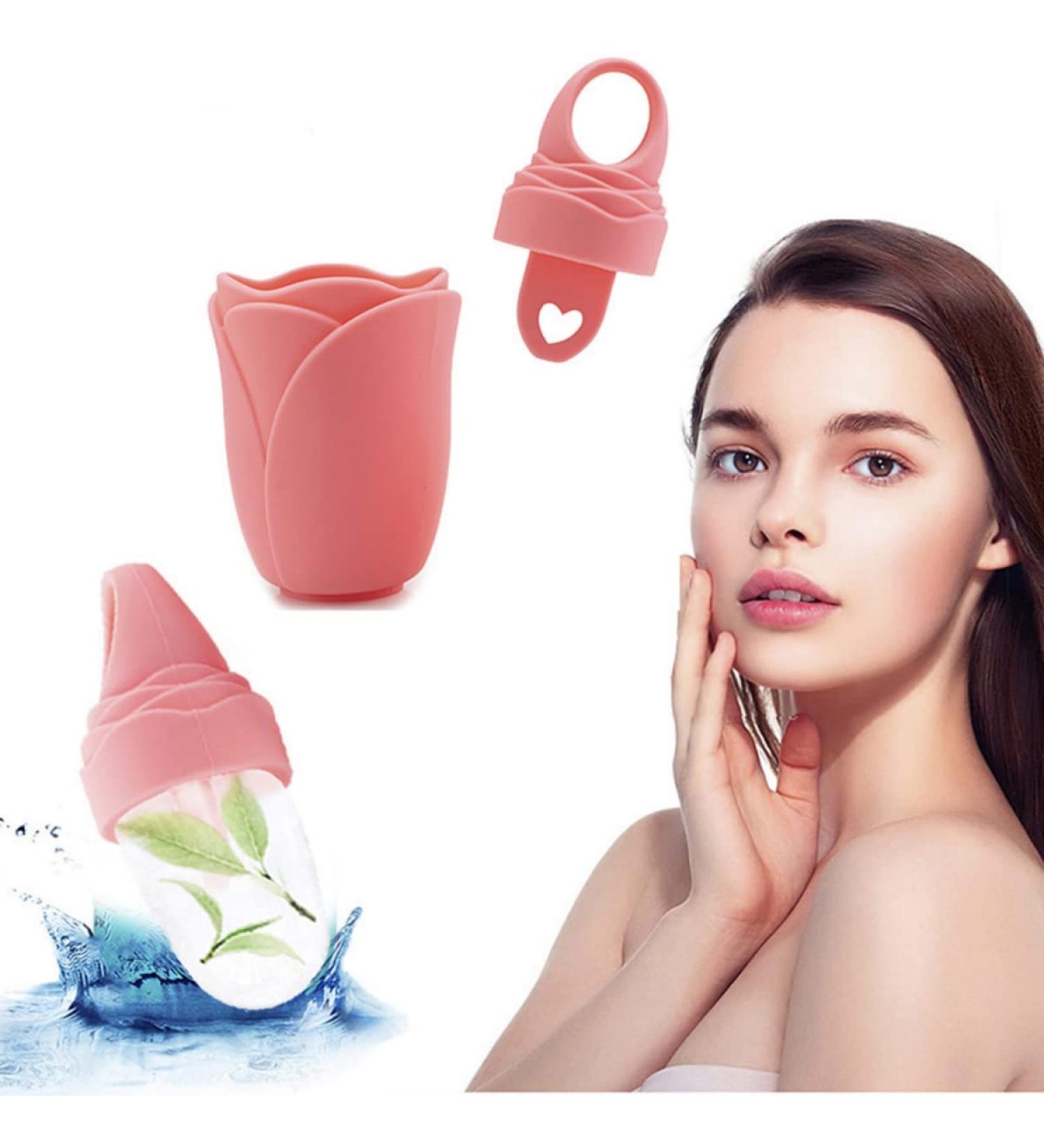 Reusable Ice Roller for Face | Silicone Ice Mold for Beauty & Pain Relief | Eye Puffiness Migraine & Skin Care Solution - Buy Online on GoSupps.com