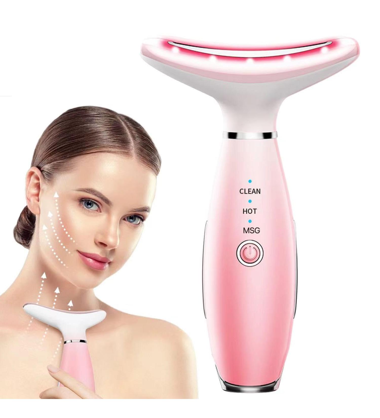 3 in 1 Portable Face Neck Beauty Device - Skin Care Massager Tool for Glowing Skin - Buy Online on GoSupps.com