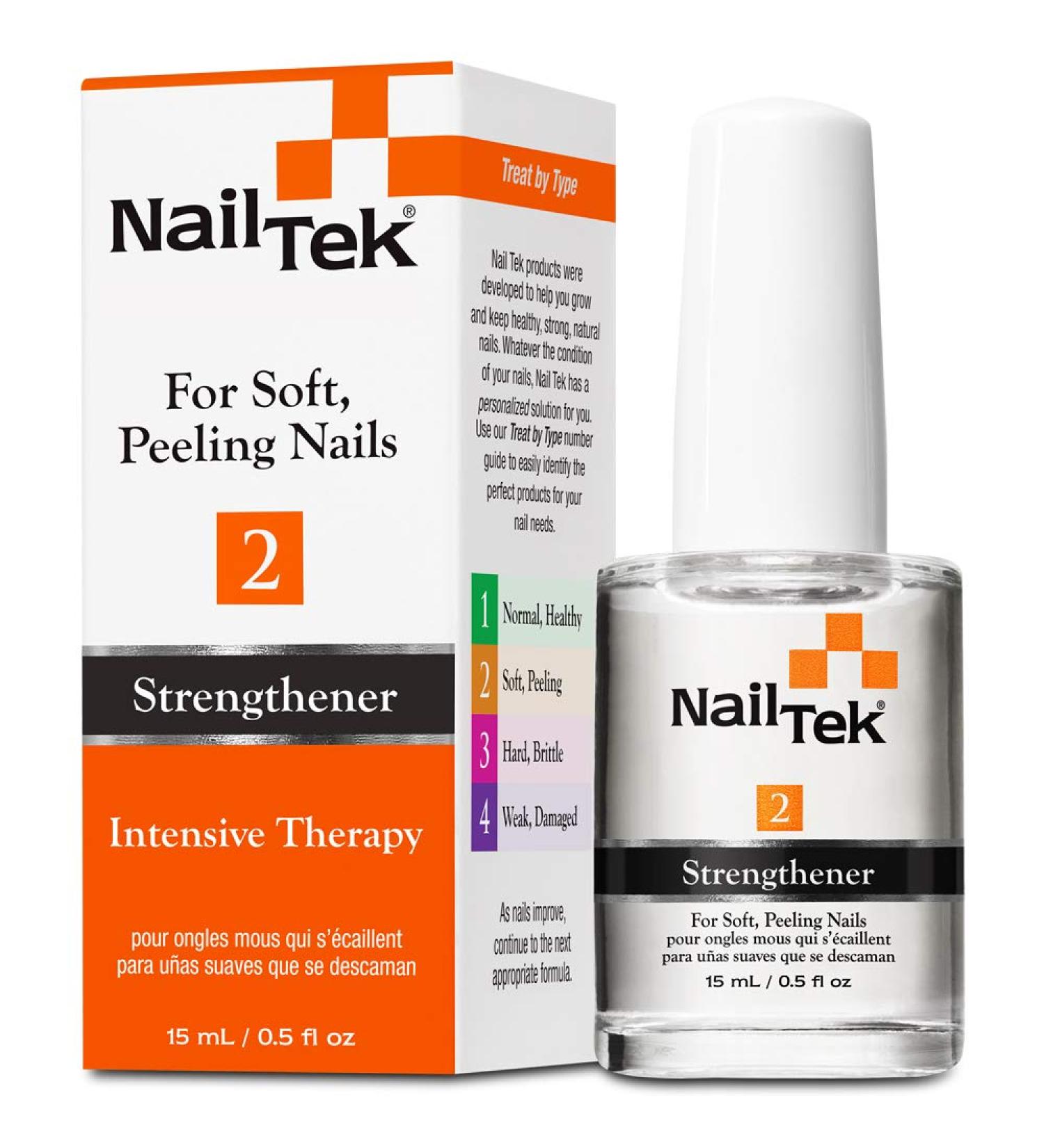 Nail Tek Intensive Therapy 2 - Nail Strengthener for Soft and Peeling Nails - 0.5 oz x 1-Pack - Buy Online on GoSupps.com