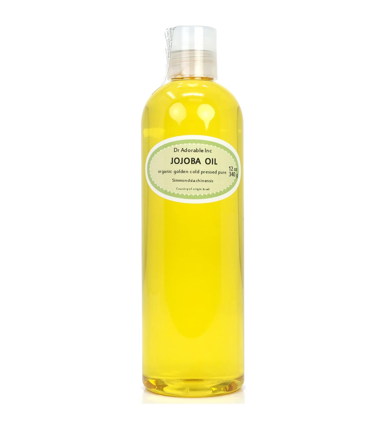 Buy Organic 100% Pure Jojoba Oil - Golden 12 Oz | International Shipping Available - Buy Online on GoSupps.com