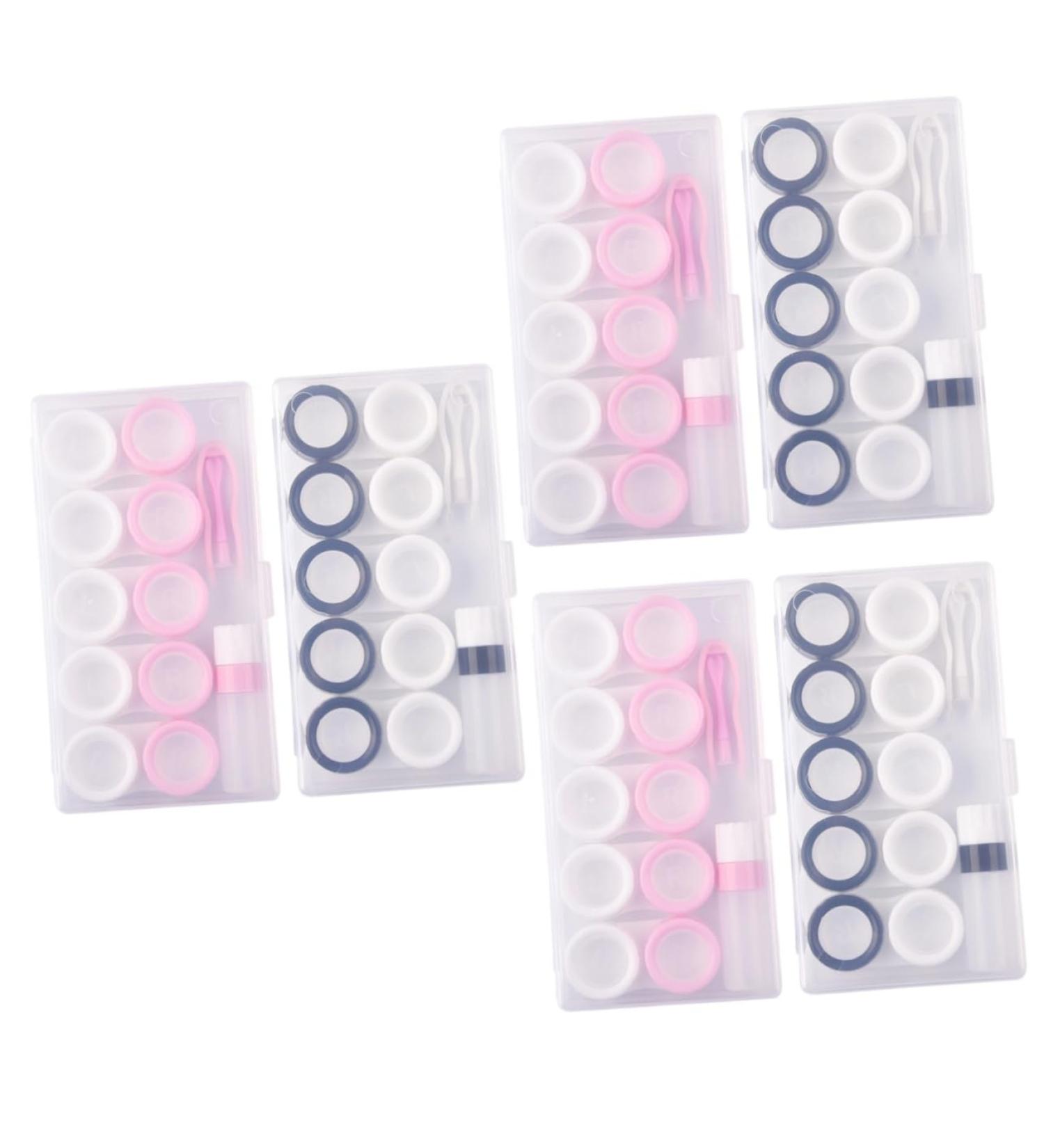 Gatuida 6 Sets Macaron Storage Box for Colored Contact Lenses - Travel Case & Container - Eye Lens Organizer - Buy Online on GoSupps.com