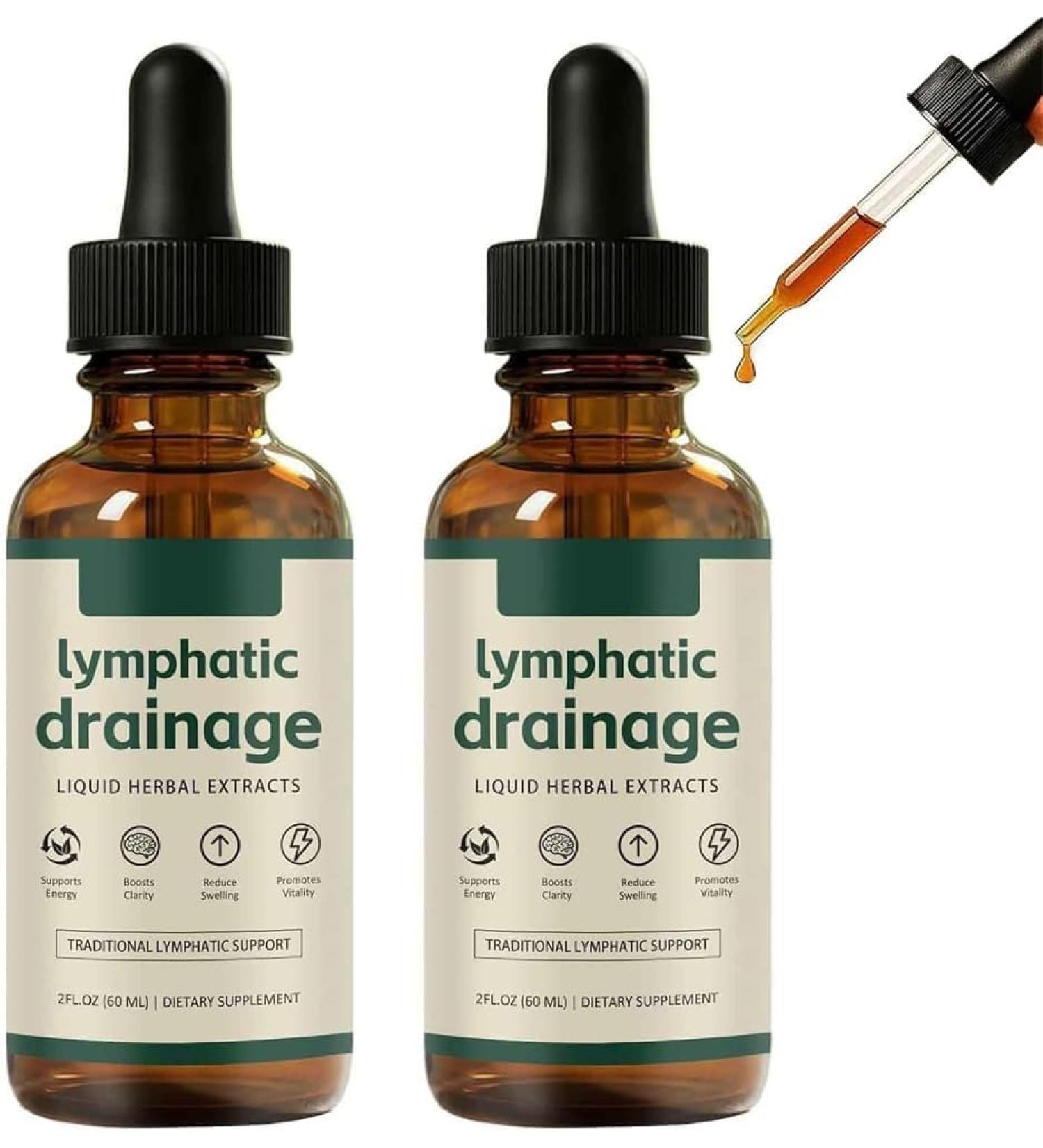 Gouttes de drainage lymphatique lymphatique gouttes de bien- tre lymphatique soutien du syst me lymphatique m langes naturels de plantes rapide et efficace pour femmes et hommes (2) - Buy Online on GoSupps.com