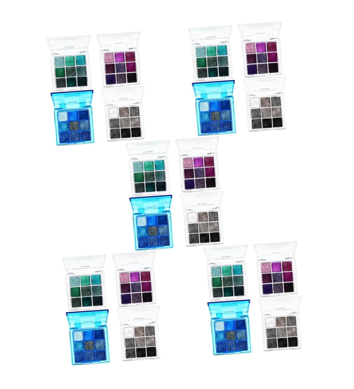 TOVINANNA 20 Pcs Eye Shadow Palette Neutral Eyeshadow Palette Makeup Palette Eyeshadow Glitter Makeup Plastic 1 count (Pack of 1) Multix5pcs - Buy Online on GoSupps.com