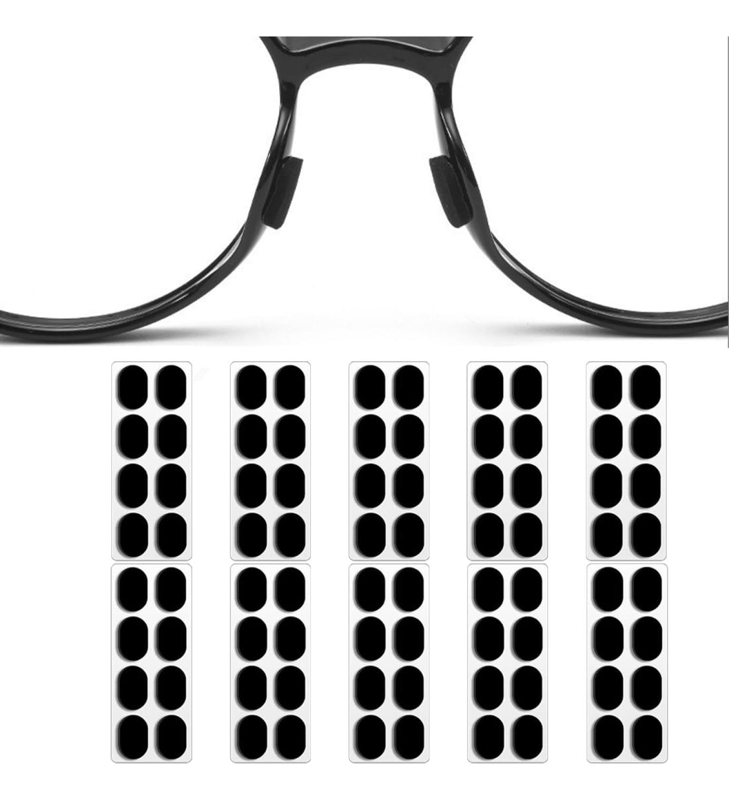 VBKITW 40 Pairs Self-Adhesive Oval Glasses Nasal Pads - Slipproof Soft Silicone 1.5mm Thick for Glasses & Sunglasses - Buy Online on GoSupps.com