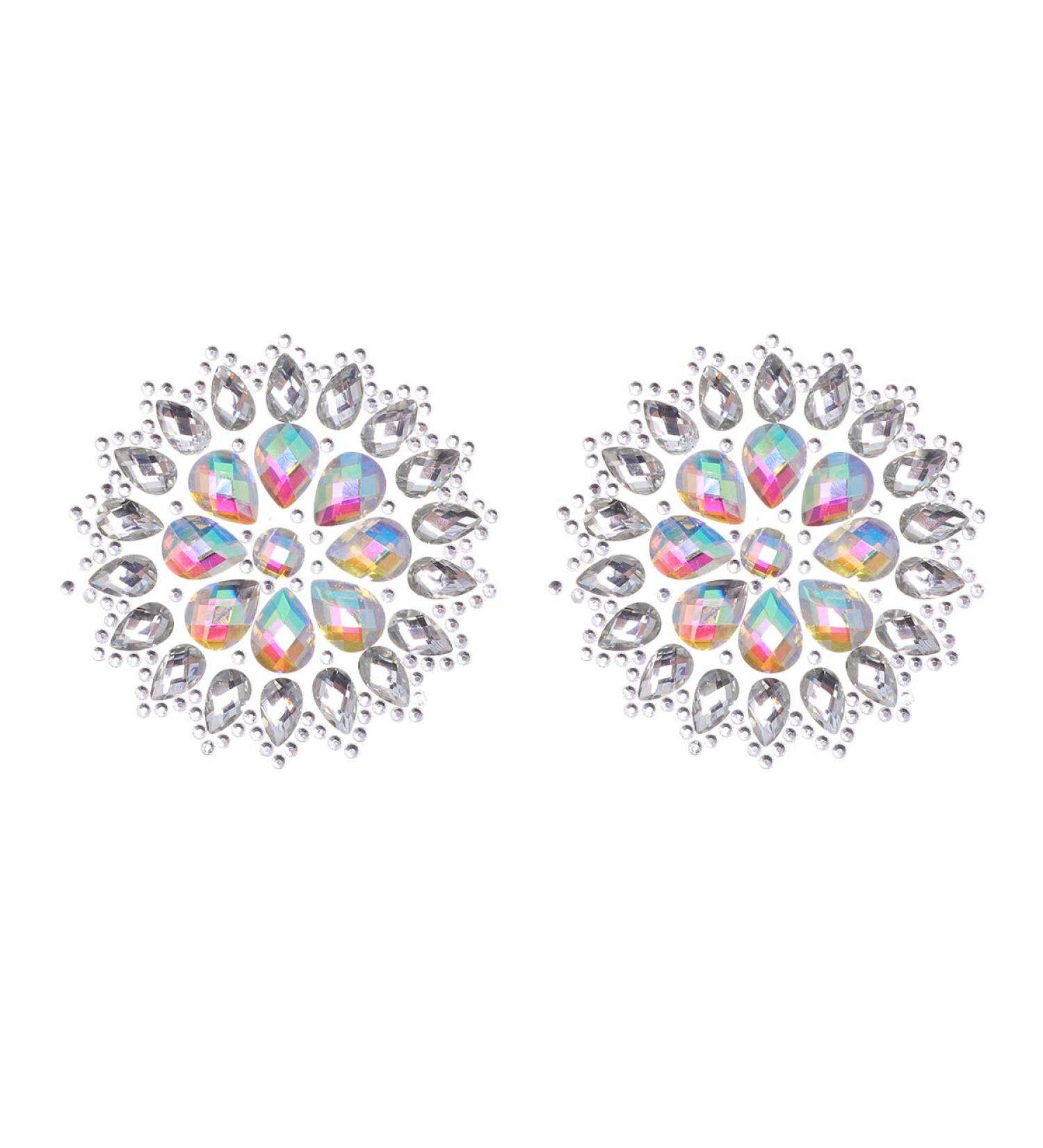 TENDYCOCO Crystal Breast Tattoo Sticker - Acrylic Diamonds Breast Pasties for Party - Sparkle and Shine! - Buy Online on GoSupps.com