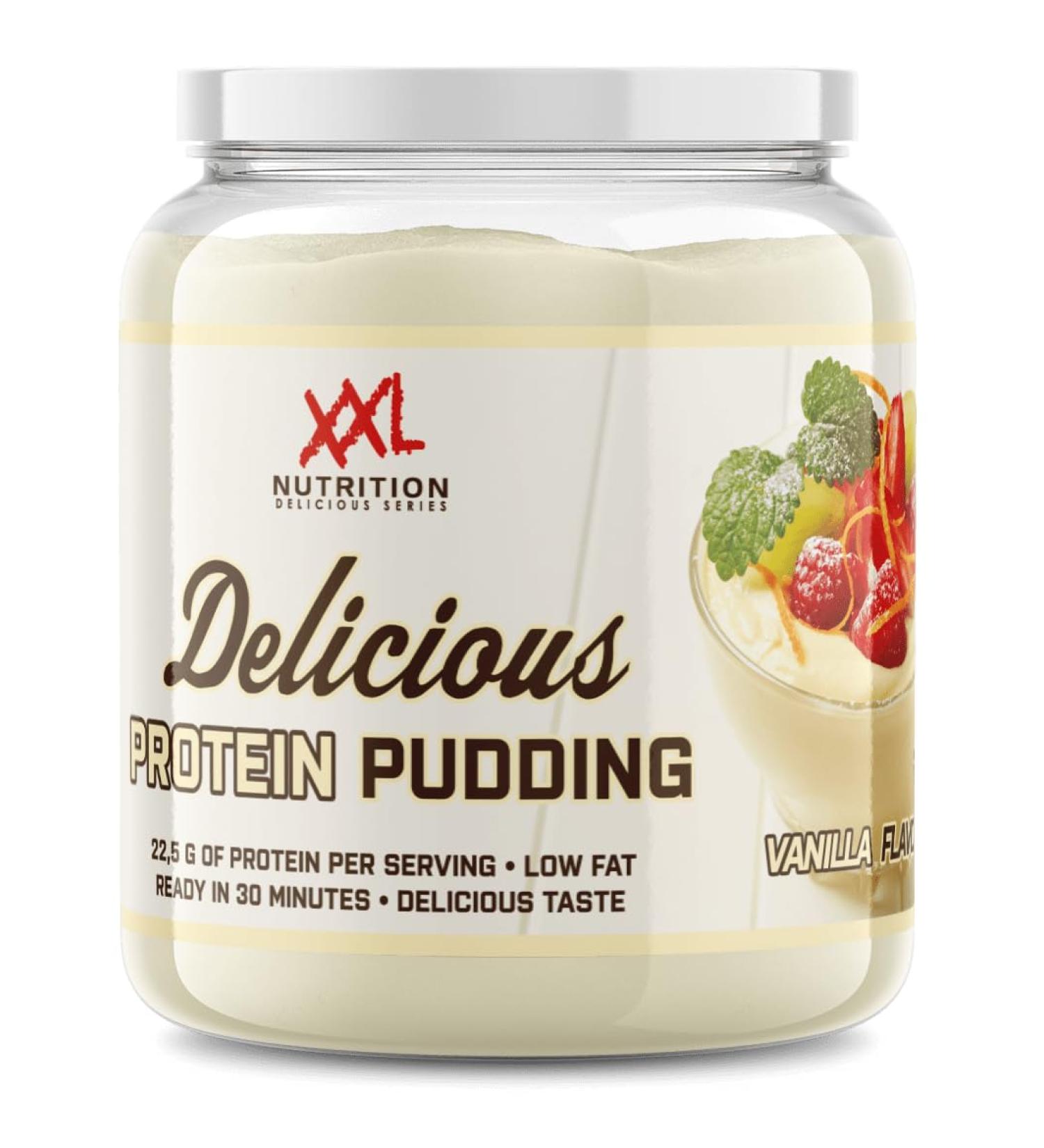 XXL Nutrition XXL Nutrition - Delicious Protein Pudding - 22g Protein - Snack & Dessert High in Protein - Variety Flavors - Vanilla - 440g