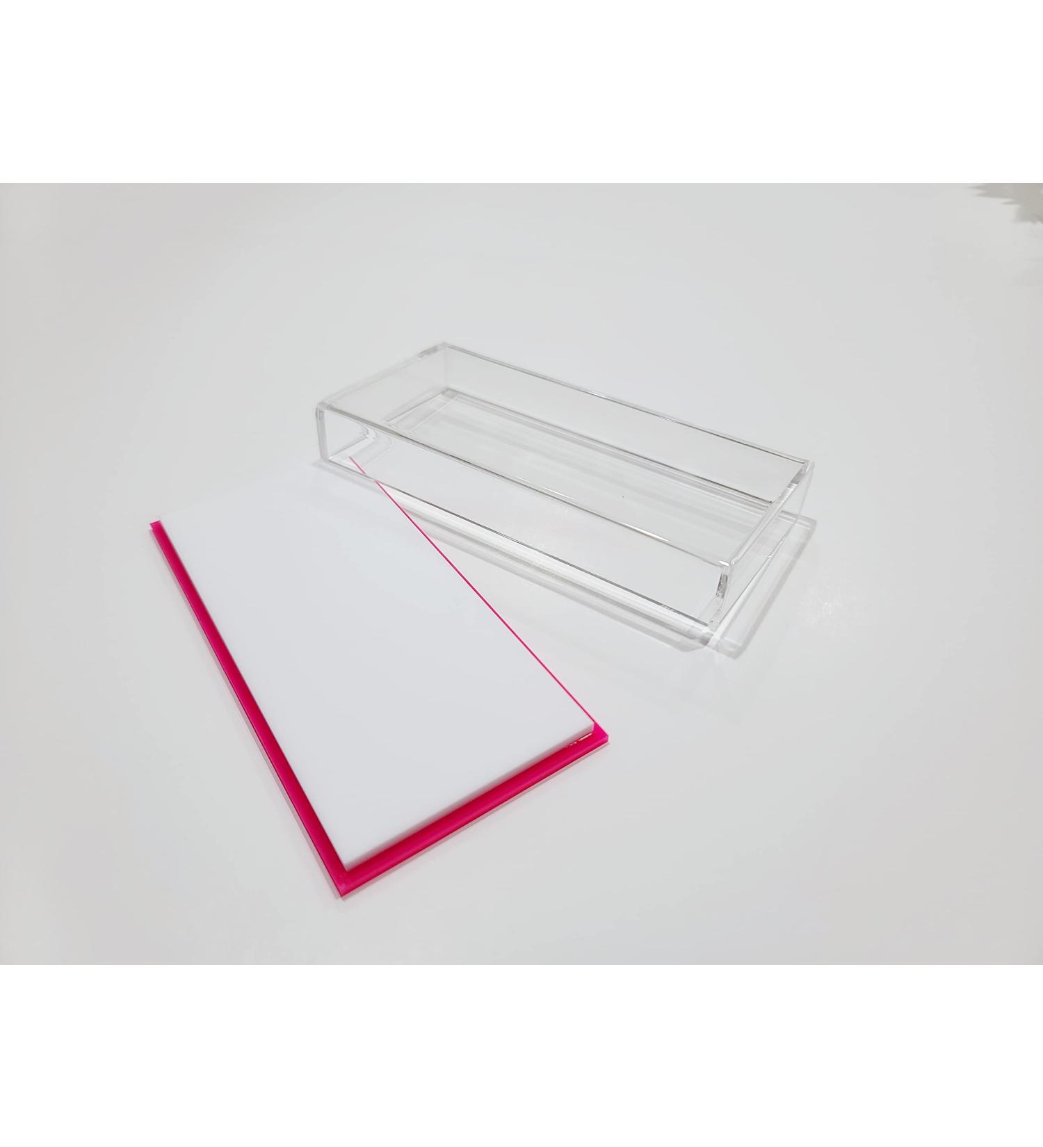 Acrylic Lash Tile Storage Box with Cover | Washable & Reusable | Ideal for Classic, Volume & Mega Volume Lashes - Buy Online on GoSupps.com