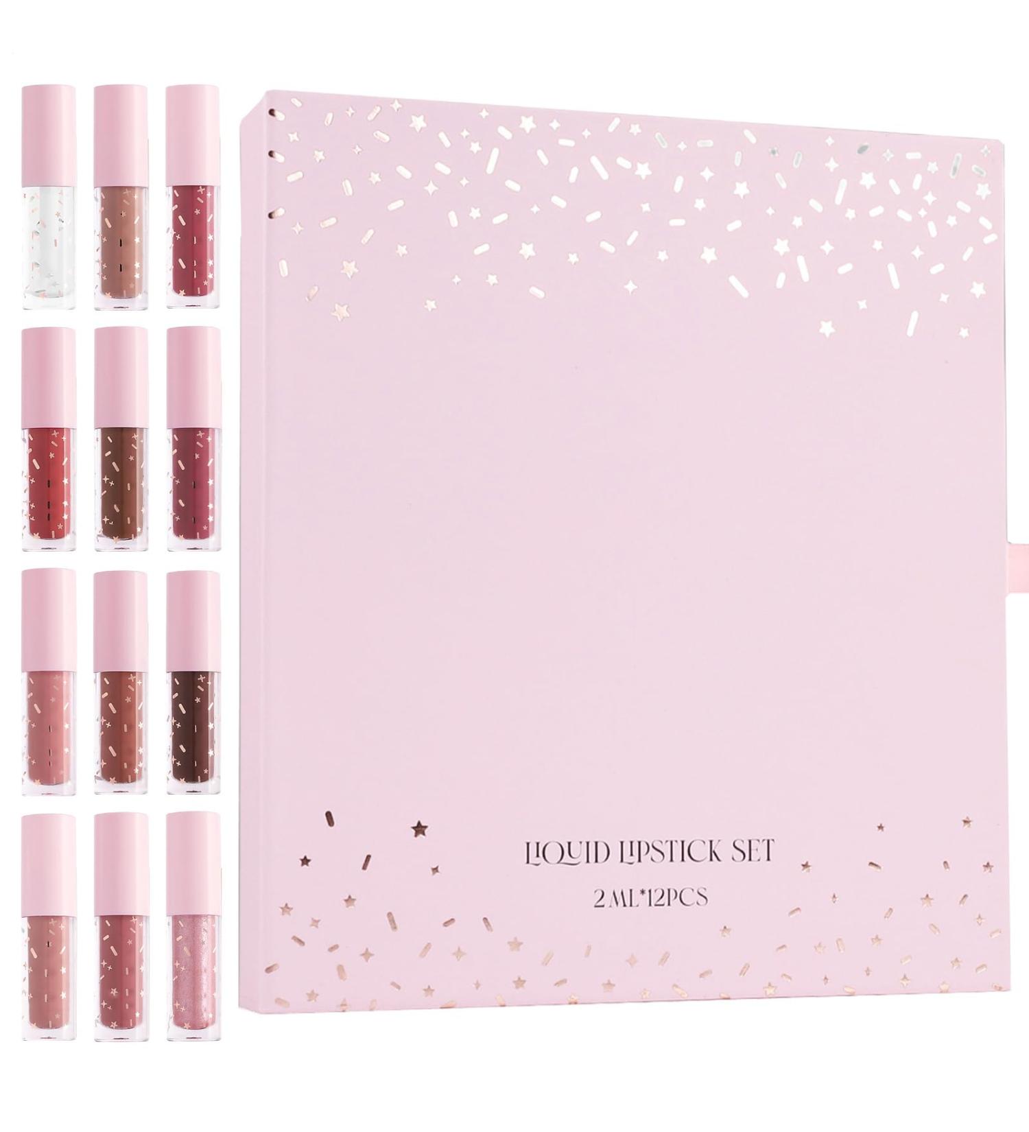 Rouge L vres Mat Maquillage Gloss 12 Couleurs R sistant l'Eau Rouge L vres Non Collant en Format Pot | Pour Shopping R paration Femmes Fille Voyage D placement Professionnel Sc ne Rendez-vous R  - Buy Online on GoSupps.com