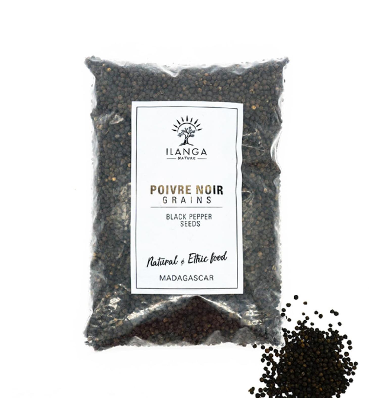 Black Peppercorns 1Kg - Ilanga Nature - Madagascar - Buy Online on GoSupps.com