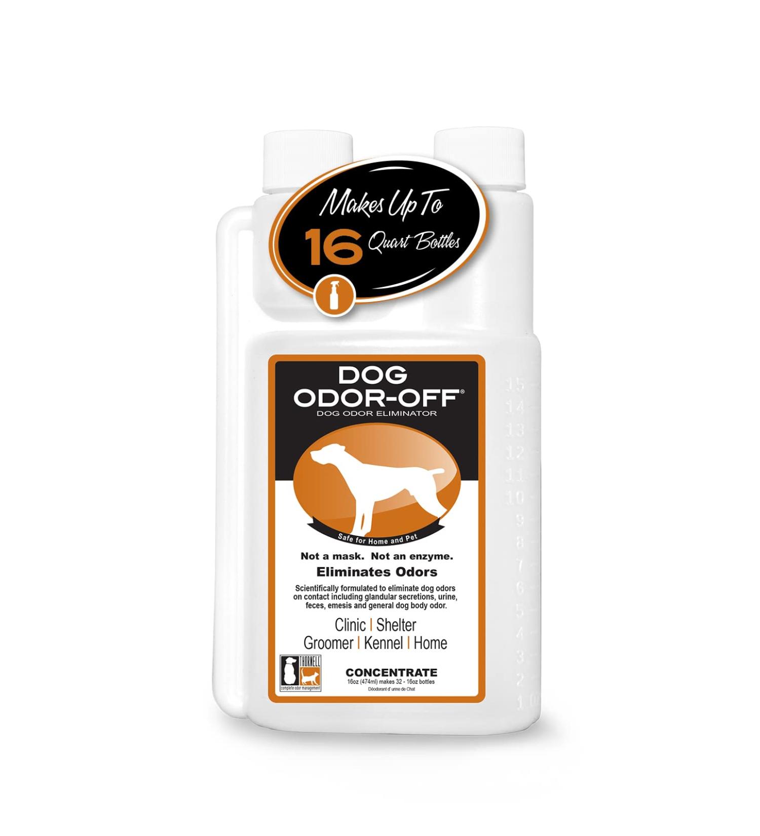 THORNELL Dog Odor-Off 16 oz - Effective Pet Odor Eliminator Concentrate - Buy Online on GoSupps.com