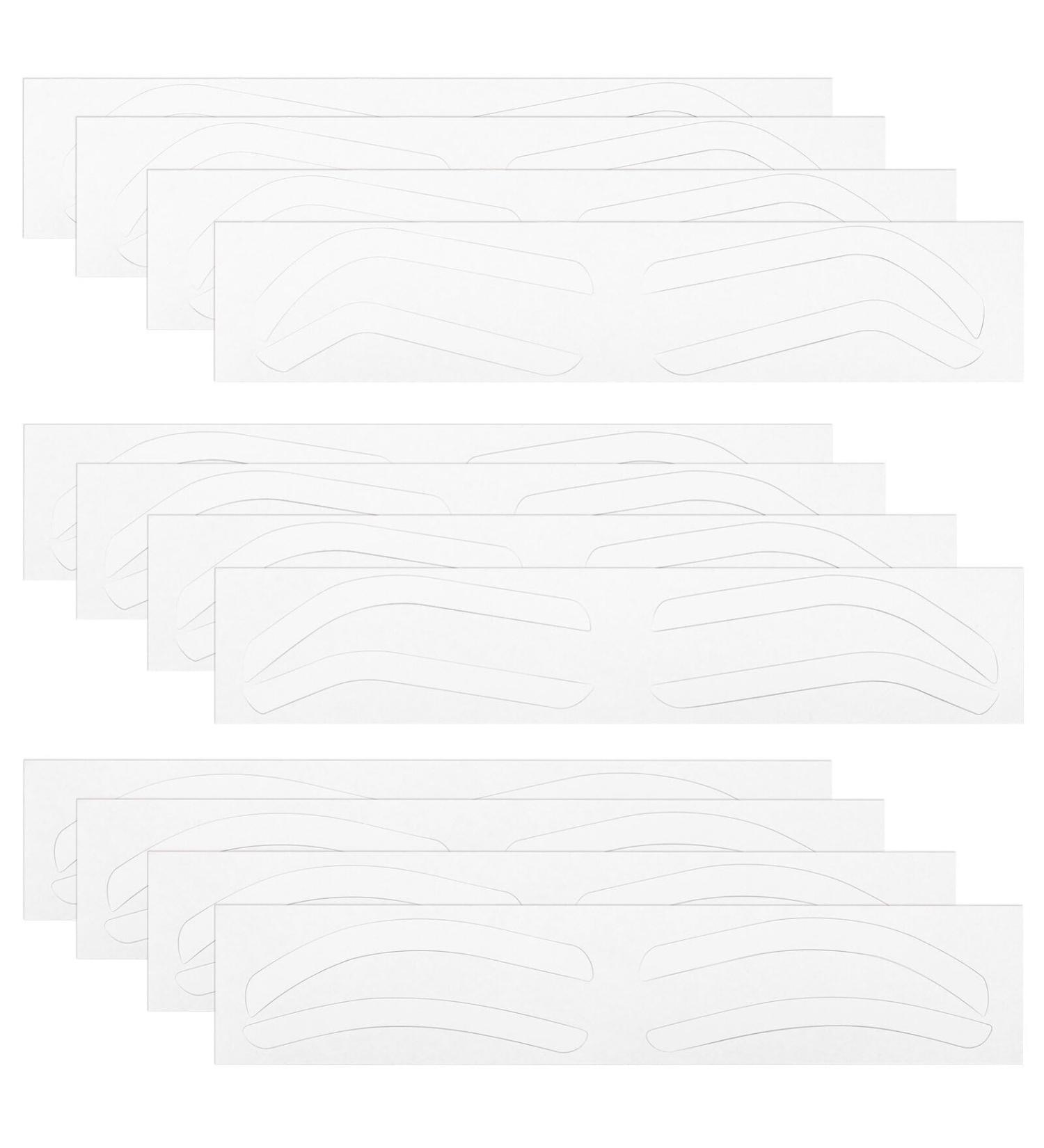 Healeved Healeved 12 Sheets Eyebrow Stamp Stencil Kit Eyebrow Template Eyebrow Shaping Kit Reusable Eyebrow Stencil Sticker Eyebrow Stencils - Buy Online on GoSupps.com