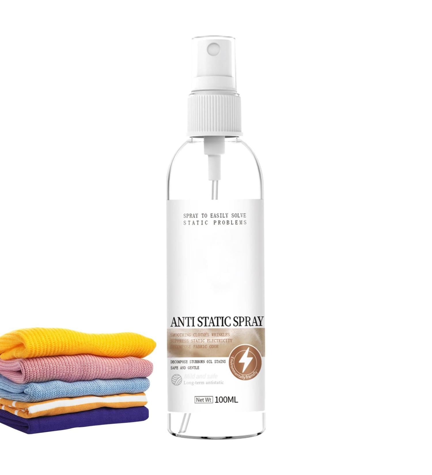 Static Guard - Plant Extract No More Cling Spray | Odor Eliminator and Fabric Refresher 100ml Clothes Softening & Static Removal Spray for Clothes Furniture & Car Pochy - Buy Online on GoSupps.com