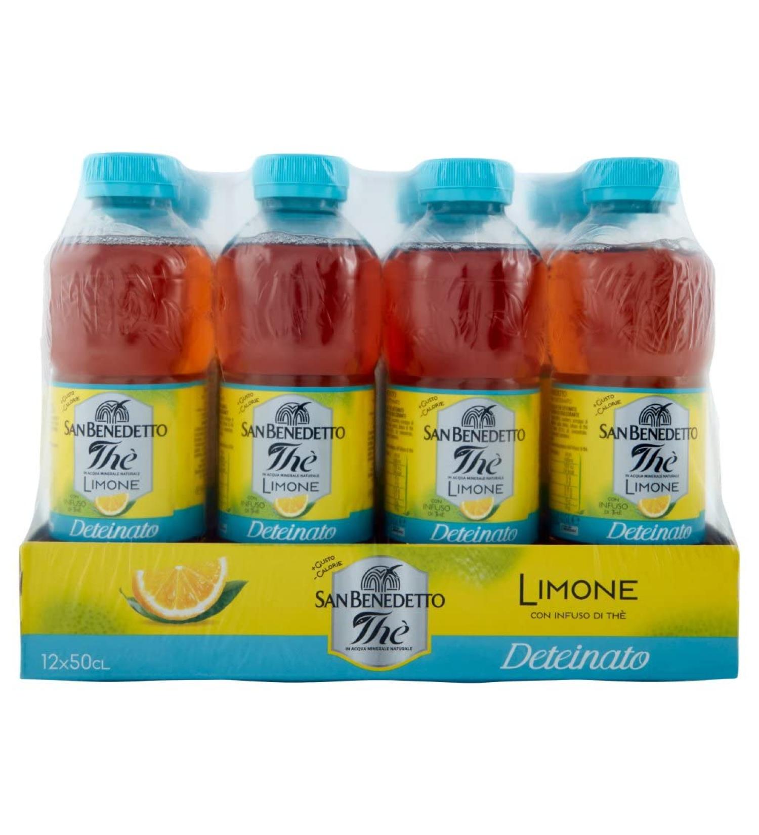 24x San benedetto the Deteinato Limone PET 500ml of the caffeinefree lemon refreshing drink - Buy Online on GoSupps.com