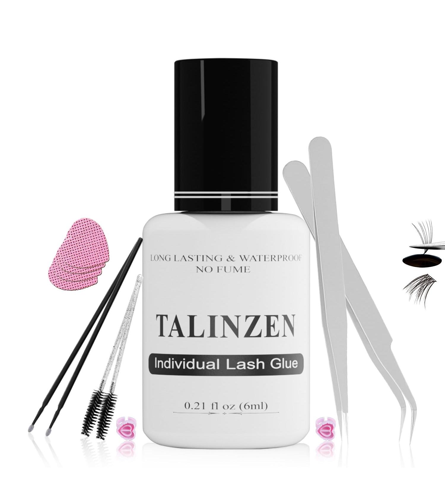 No Fume Eyelash Extension Glue - Fast Drying Strong Hold Waterproof Lash Glue for DIY & Professional Use (6ml Black) - 3-4 Weeks Retention 3-4 Sec Drying Time - Buy Online on GoSupps.com