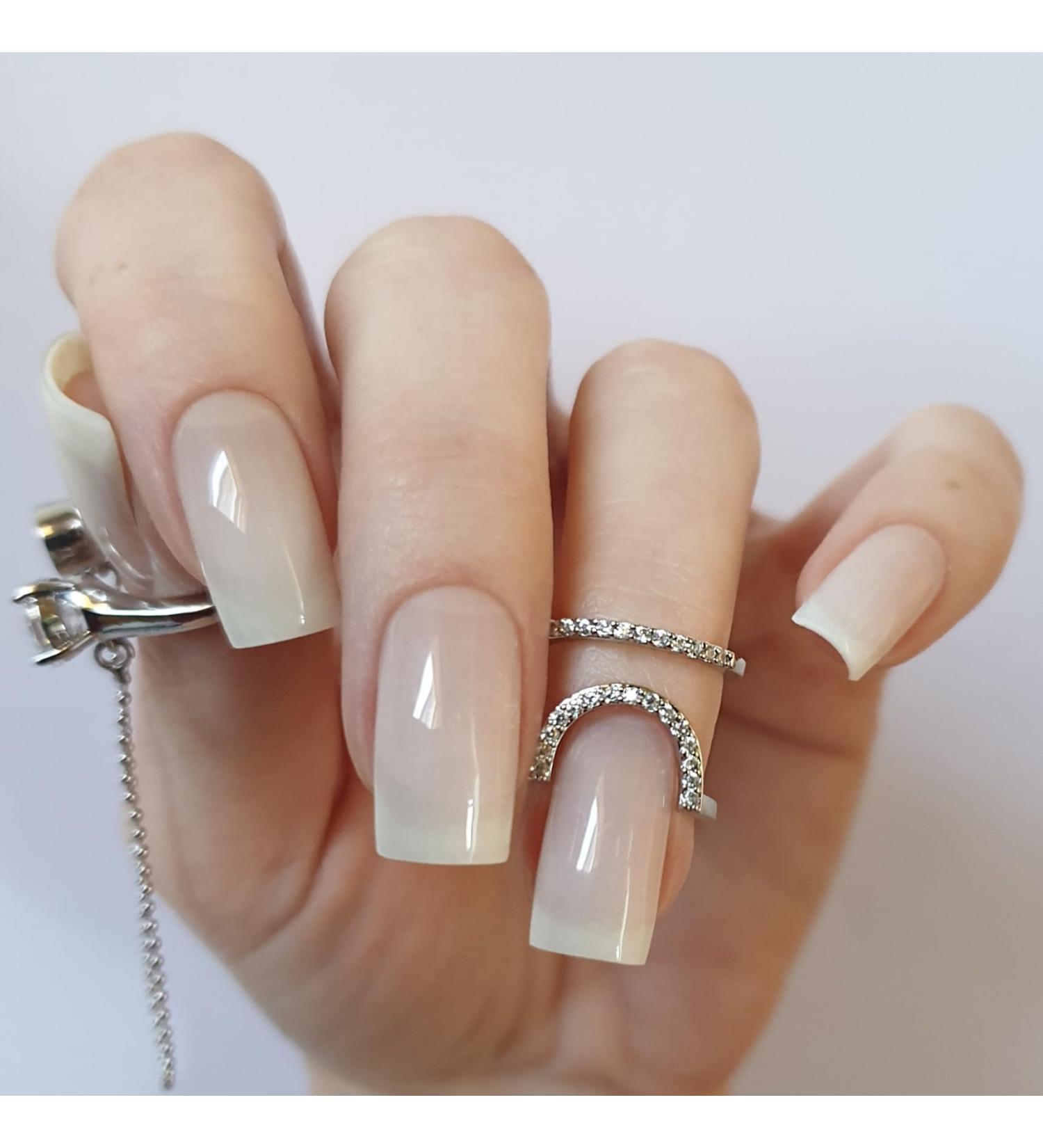 Zaubern gel4Home: UV Nail Foils & Gel Wraps - Semi-Cured Gel Nails in Snow White | International Shipping Available - Buy Online on GoSupps.com