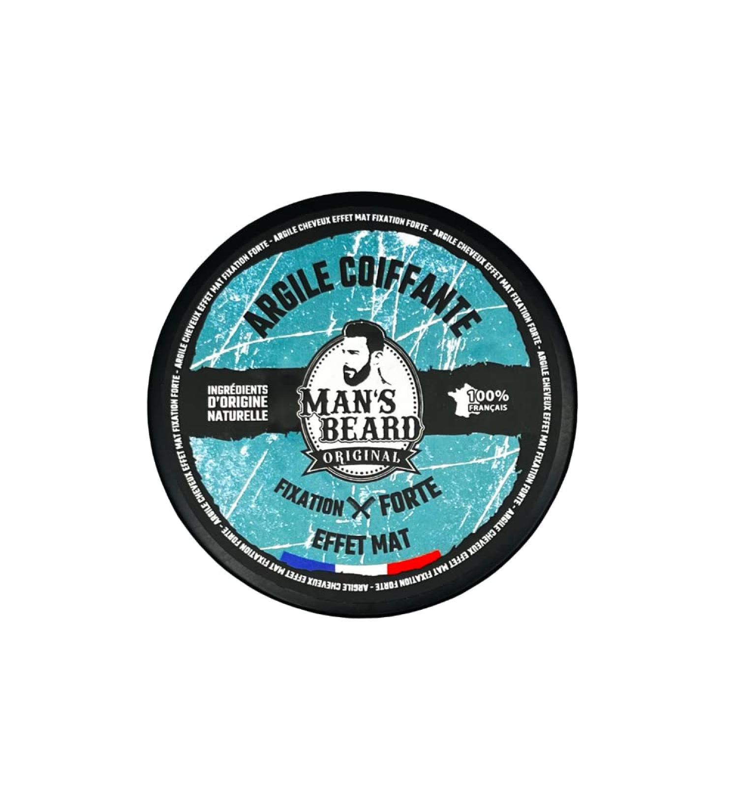 man's beard - Non-fibrous mattifying clay strong hold - Ingredients of natural origin - 90 ml - 100% Made in France - Buy Online on GoSupps.com