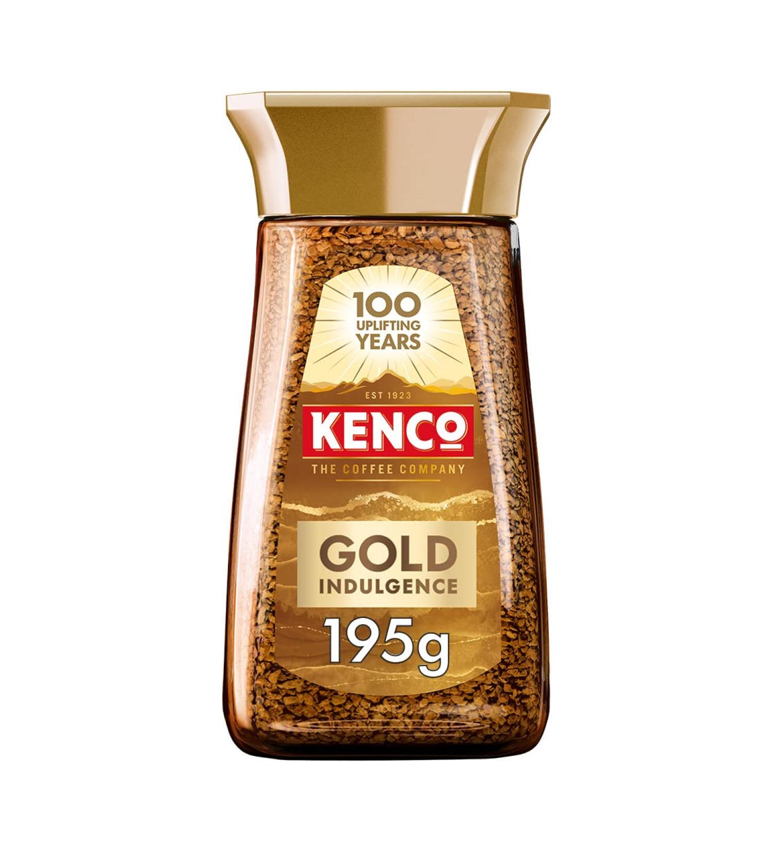 Kenco Gold Indulgence Instant Coffee 195g (Pack of 6 Jars Total 1.17kg ) Gold Jar 195g 32.5 g (Pack of 6) - Buy Online on GoSupps.com