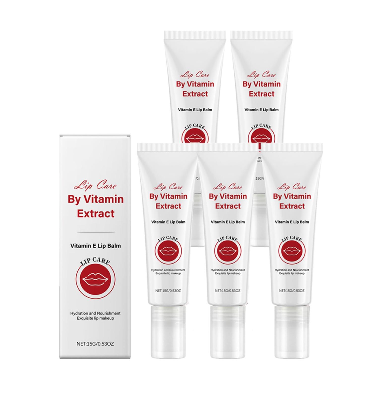 Vitamin Lip Serum & Balm - Brightening Care for Dark Lips & Long Lasting Hydration - Organic Chapped Lip Repair - Reduces Fine Lines for Women & Men (5) - Buy Online on GoSupps.com