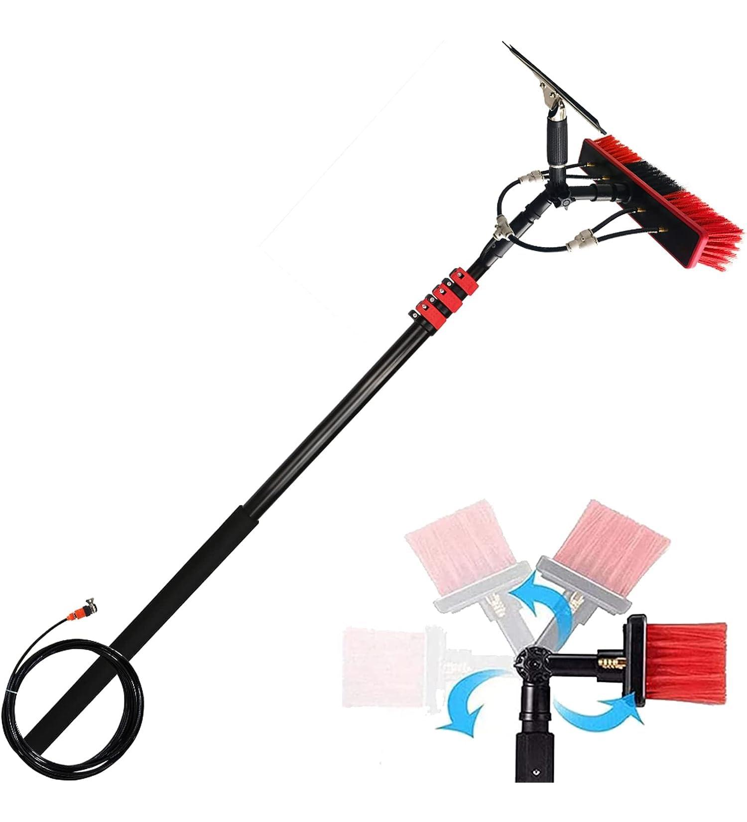 Window Cleaning Brush Professional Window Cleaning Kit 3.6-11M Washing Kit Water-Fed Brush Water Fed Telescopic Brush Window Cleaning Pole Photovoltaic Panel Cleaning Tool Cleaning Cloth For 36ft/11m - Buy Online on GoSupps.com