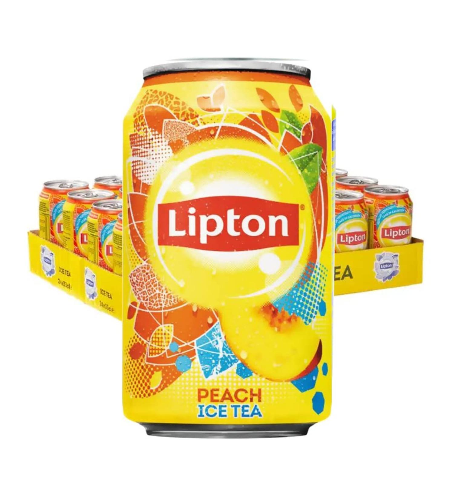 Lipton ice tea Peach blik 24x330 ml - EU