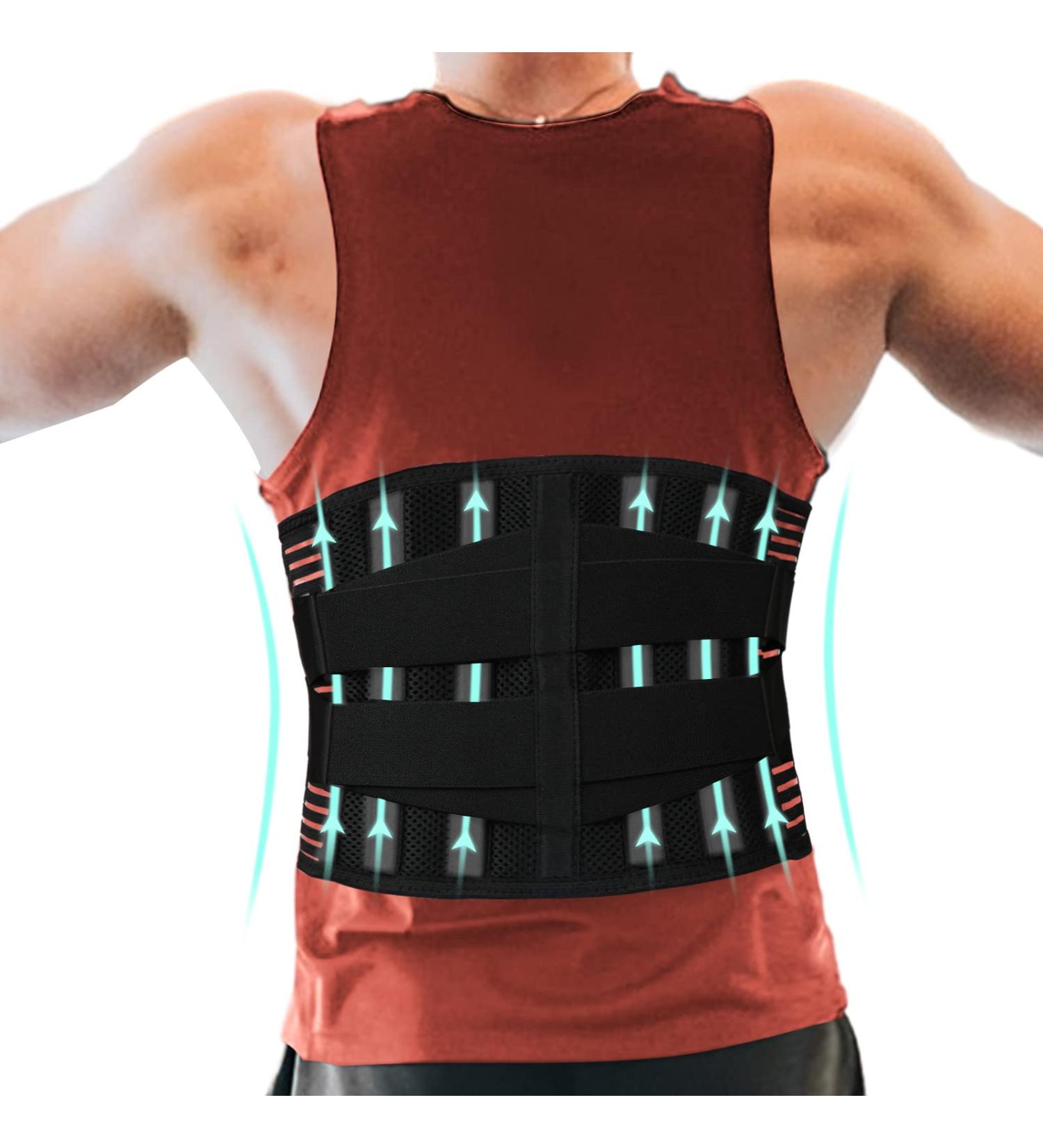Savita Back Support Belt for Lower Back Pain Relief - Medical Grade Lumbar Support for Men and Women - Adjustable Back Brace for Joint and Spine Pain (M) - Buy Online on GoSupps.com