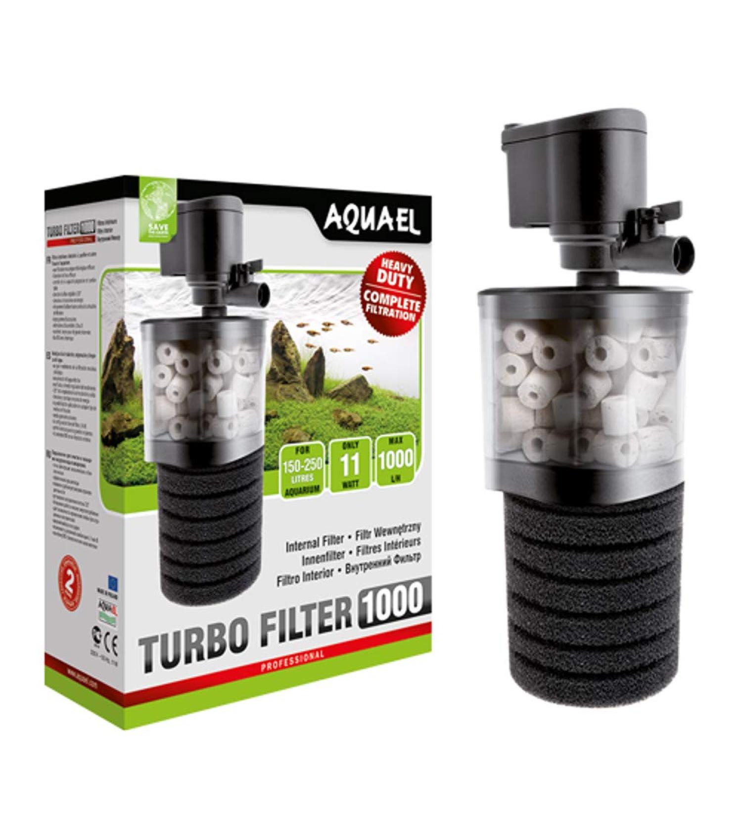 Aquael Filter Turbo 1000 N - High-Performance Turbo Filter for 150-250L Aquariums | International Shipping Available - Buy Online on GoSupps.com