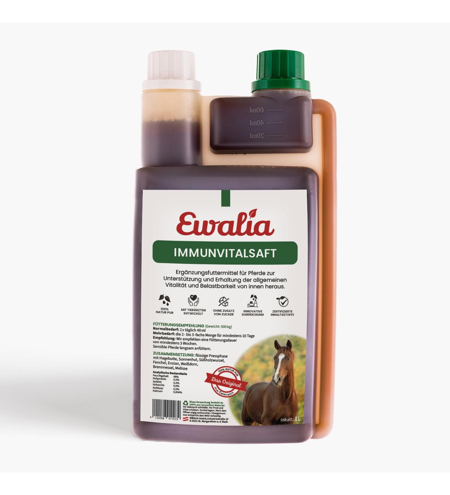 Ewalia Immune Juice 1 Liter Bottle 100% Pure - Buy Online on GoSupps.com