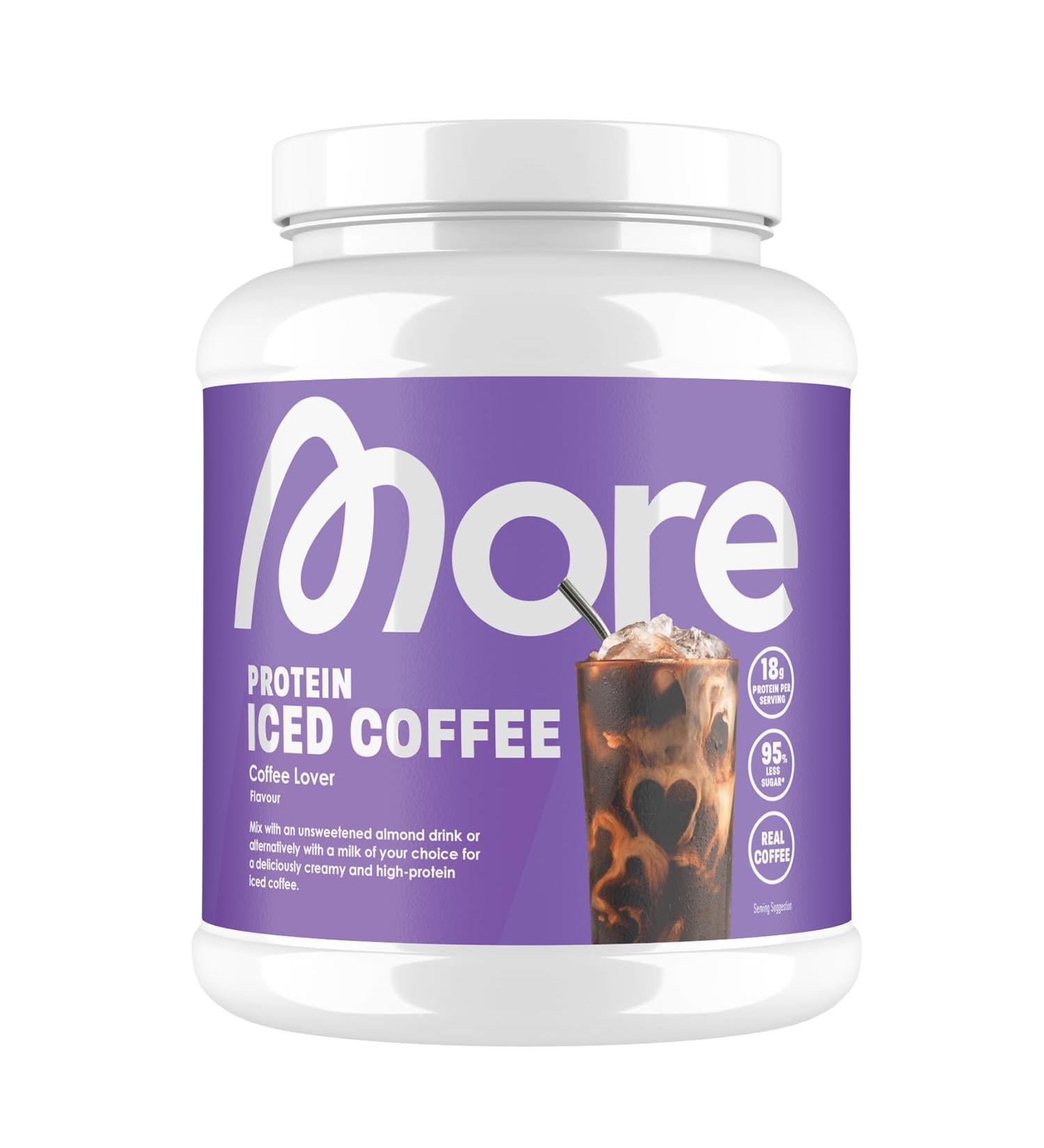 Buy More Nutrition Protein Iced Coffee 500g | Low Sugar & Fat | Quality German Coffee for Coffee Lovers - Buy Online on GoSupps.com