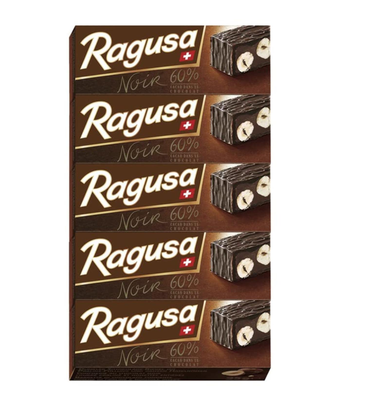 Ragusa RAGUSA - SWISS CHOCOLATE - Camille Bloch Mini Ragusa chocolates 5x25g (Dark 60%)