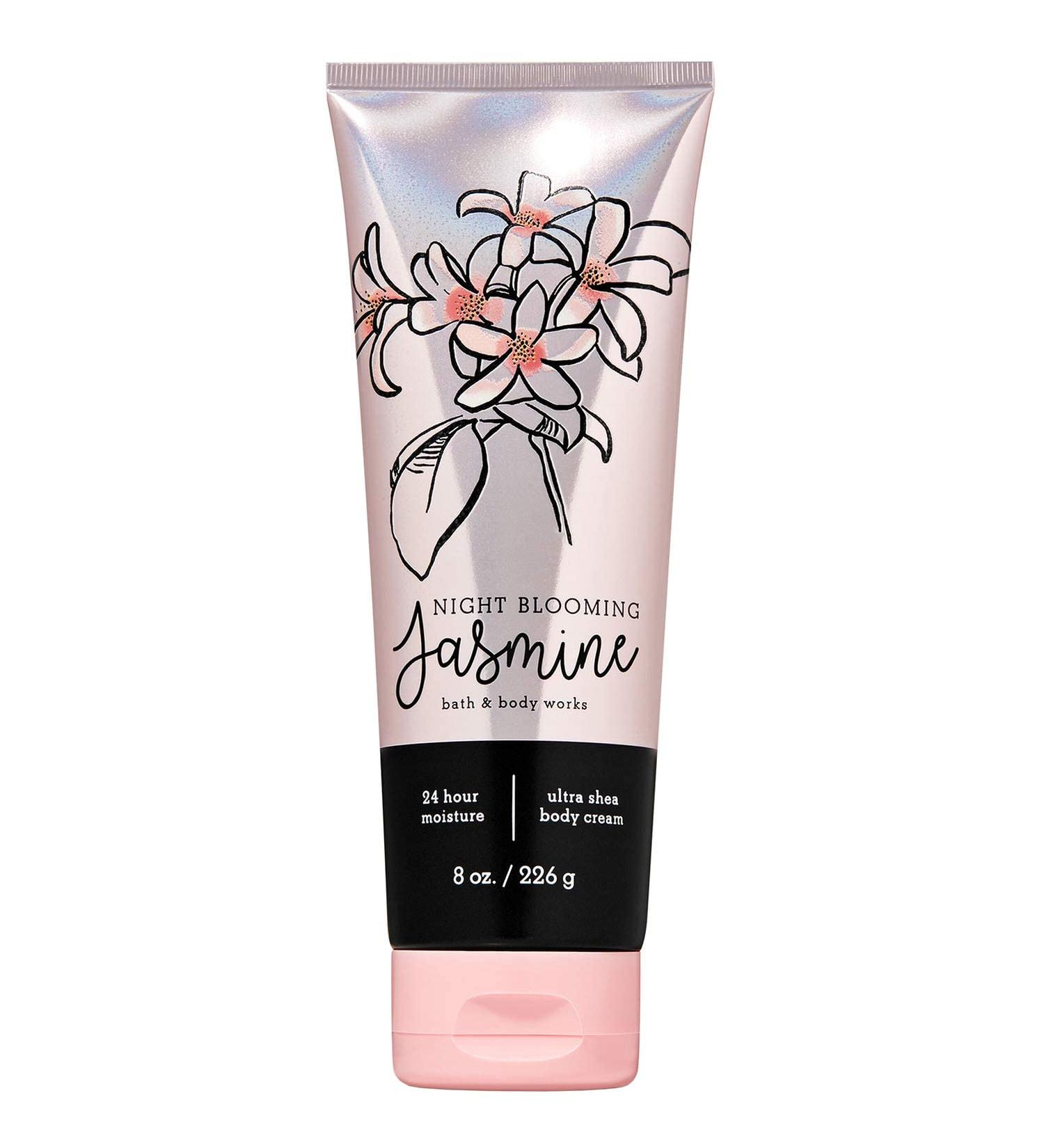 Bath and Body Works NIGHT BLOOMING JASMINE Ultra Shea Body Cream 8 Ounce  2020 Limited Edition Floral