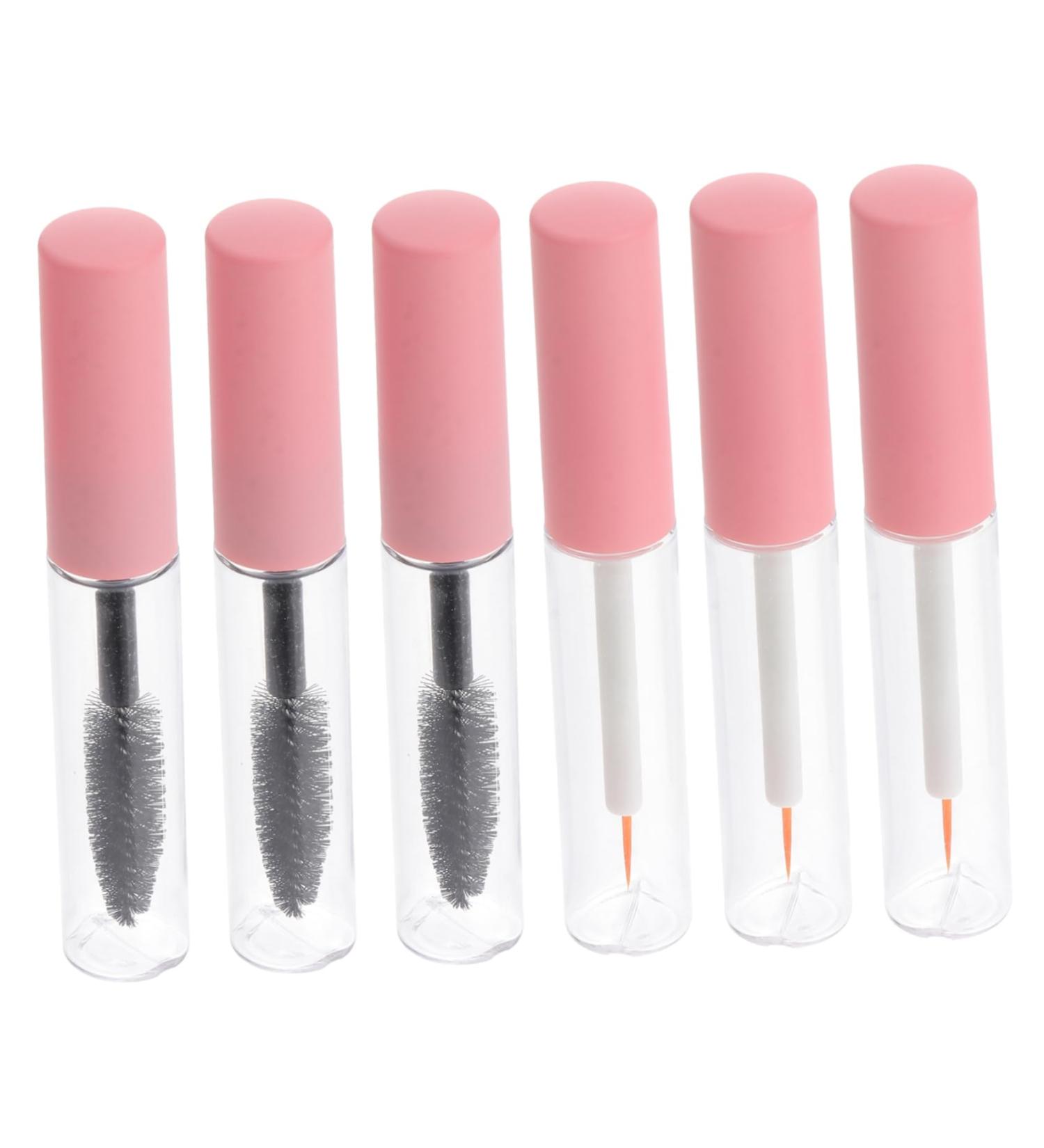 DRESSOOS 6pcs Eyeliner Stick Lip Gloss Squeeze Tubes Clear Eyelash Mascara Cute Lip Gloss Bottle The Pet - Buy Online on GoSupps.com