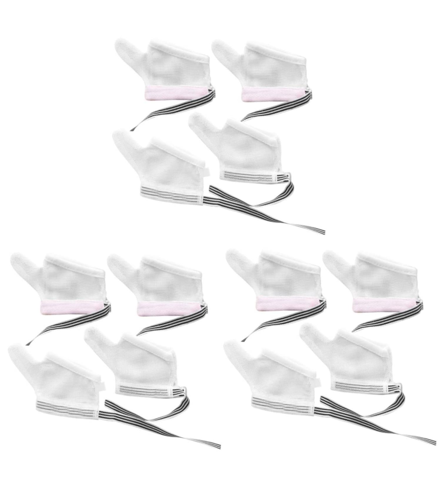 Healeved Anti-Eating Gloves - 6 Pairs Kid Hand Mittens Thumb Protector | Finger Sleeves for Baby - Nylon Baby Protection Gloves | Pink Black - Set of 3 (11x7x0.5cm) - Buy Online on GoSupps.com
