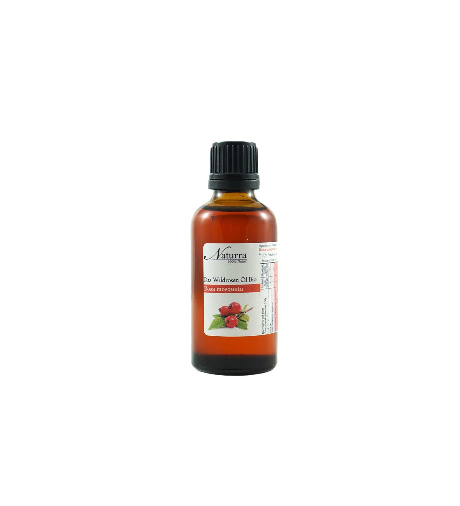 Naturra Wild Rose Oil & Rosehip Seed Oil - Organic Cold Pressed 50ml Unrefined | 1 Pack for Radiant Skin - Buy Online on GoSupps.com