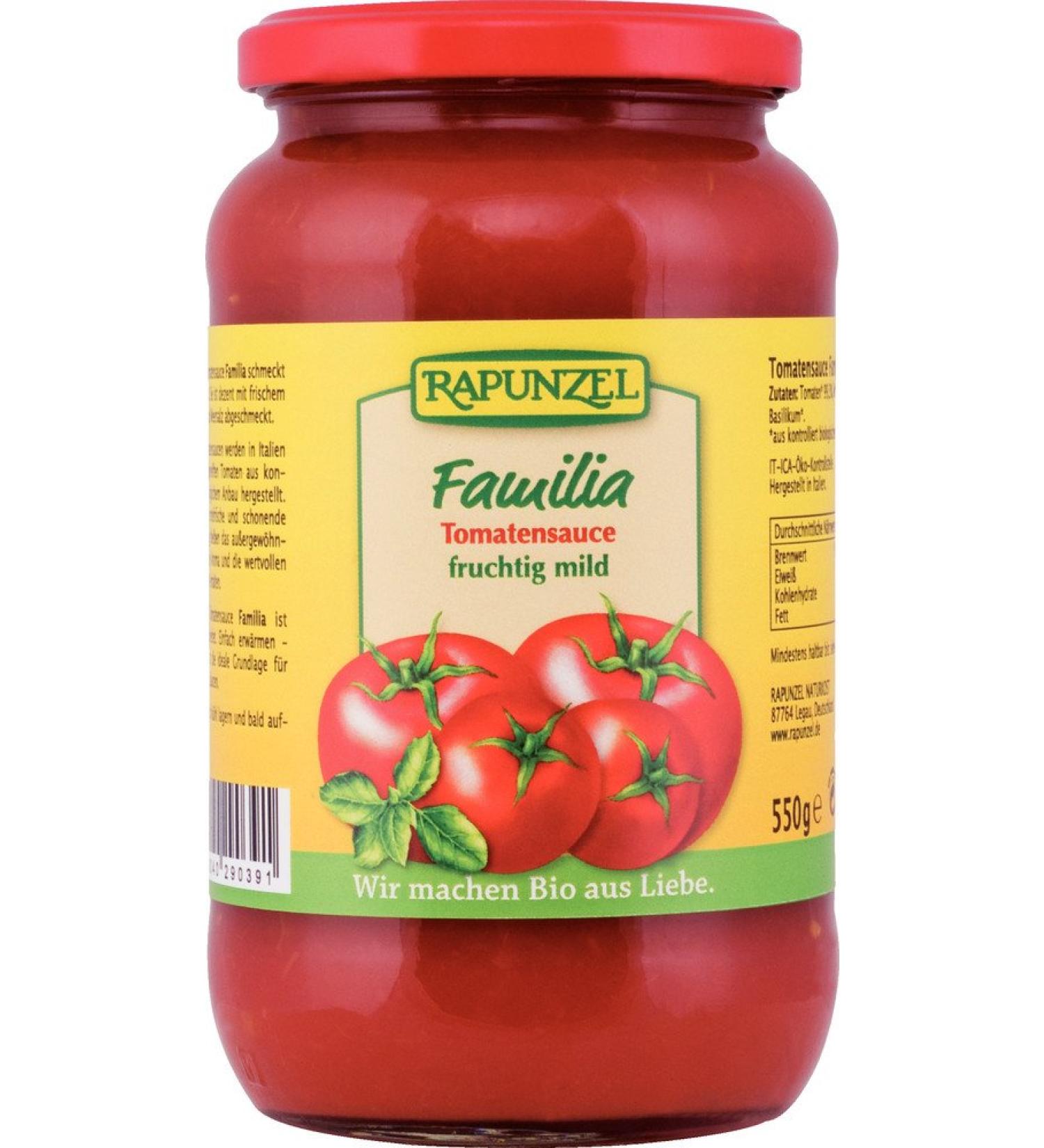 Rapunzel Rapunzel Family Pack of 2 Tomato Sauce 2 x 550g
