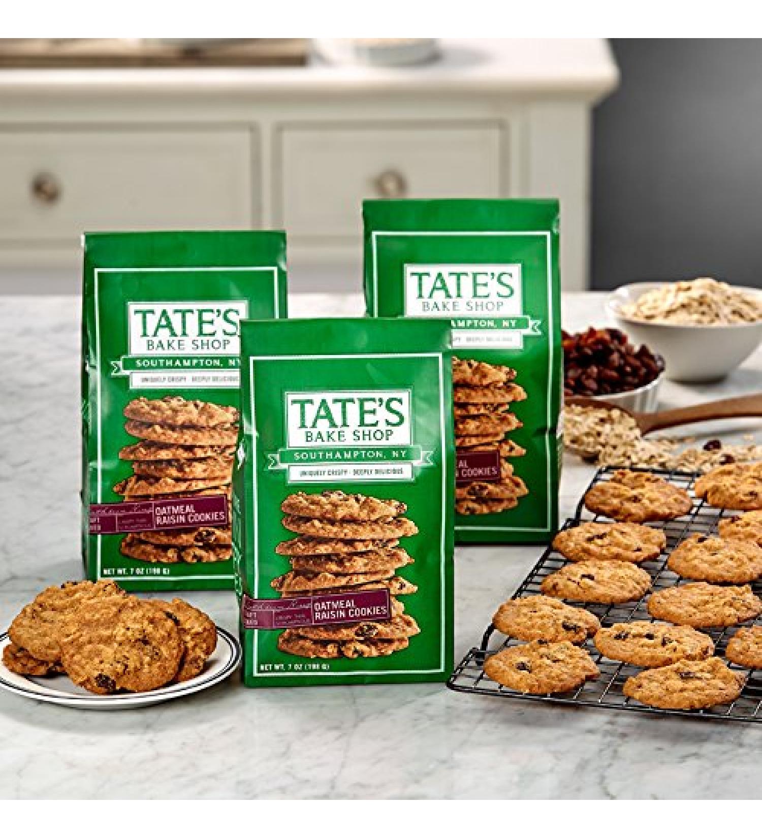 Tate's Bake Shop Oatmeal Raisin (Pack of 3)