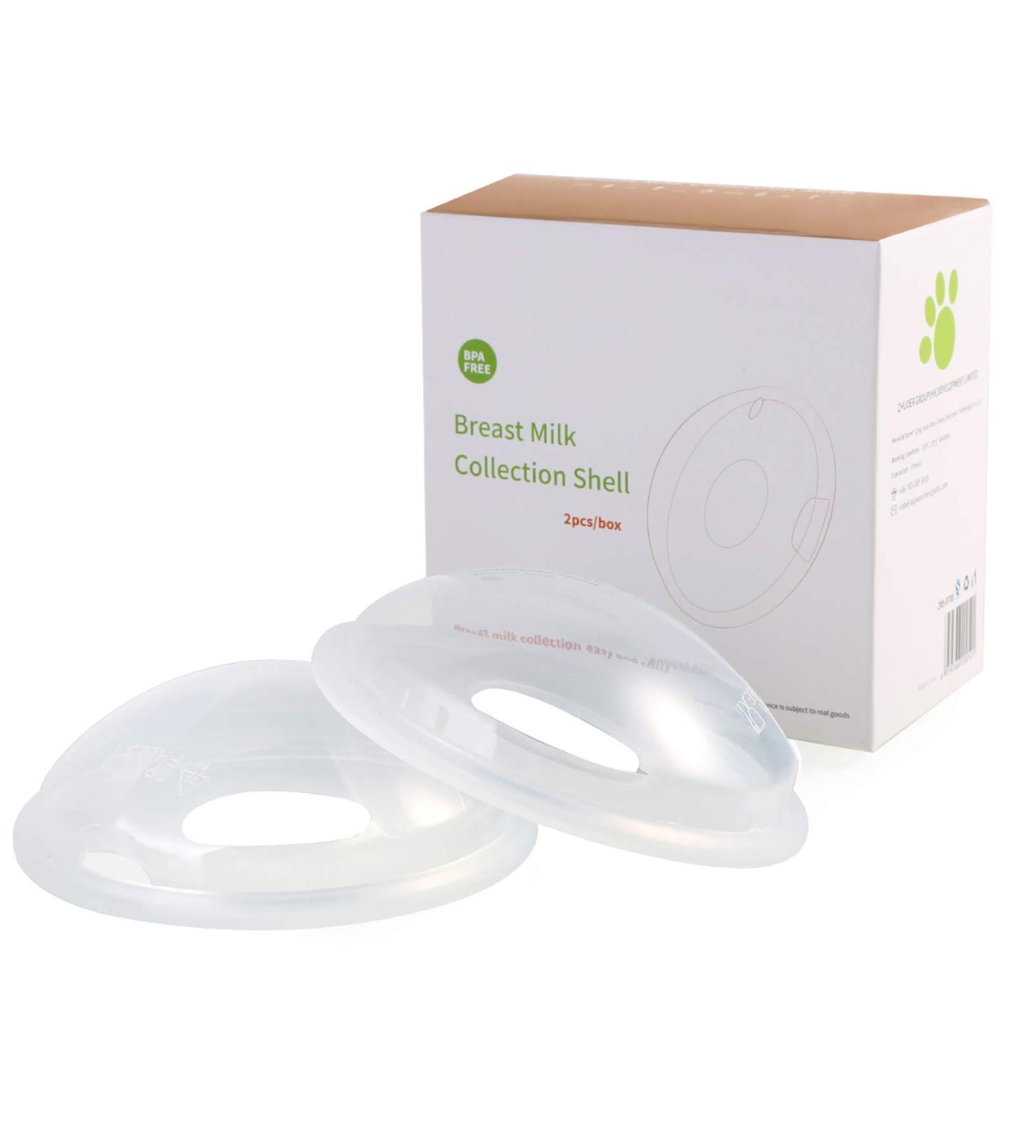 Milk Savers Breastmilk Collector Shells Silicone Breast Milk Nursing Cups Breast Shell and Milk Catcher Reusable & BPA- Free for Any Size Bra - Buy Online on GoSupps.com