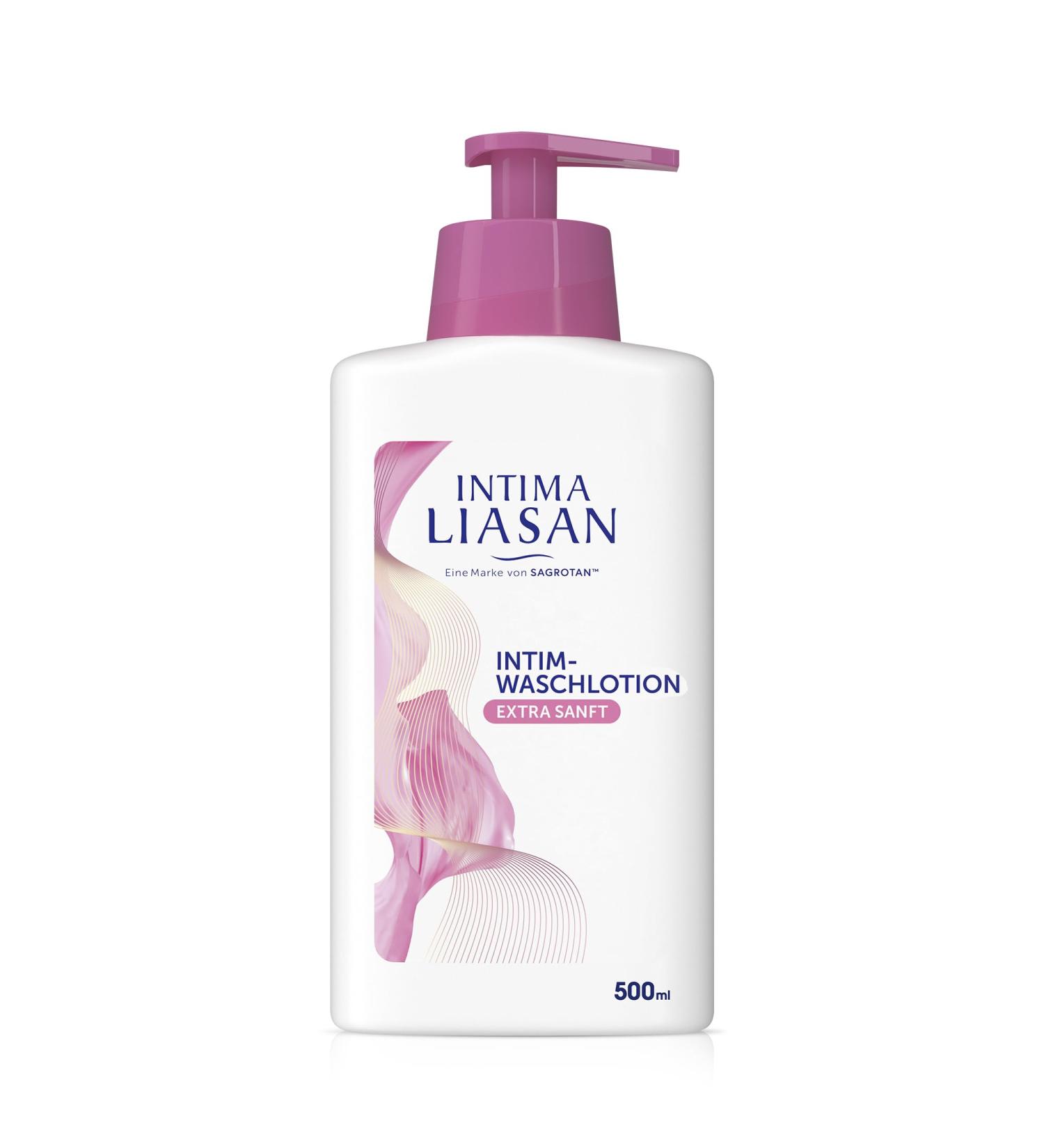 Intima Liasan by Sagrotan - Extra Gentle Intimate Wash Lotion | Alcohol-Free Soap-Free Dye-Free | 500 ml for Sensitive Skin - International Shipping - Buy Online on GoSupps.com
