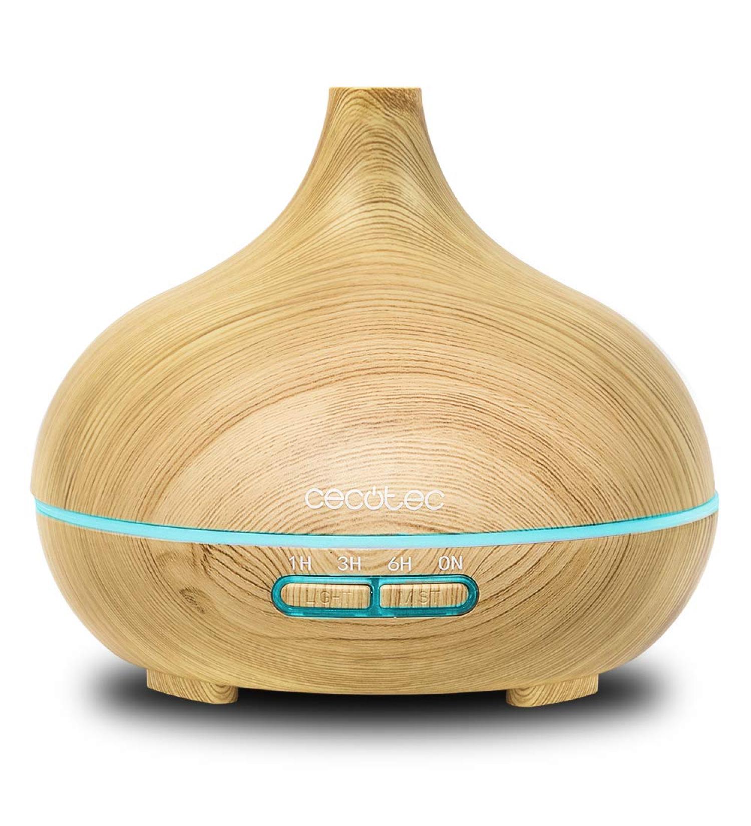 Cecotec Ultrasound Humidifier Pure Aroma 300ml - Timer 7 LED Colors Aromatherapy & Ultra Quiet - Buy Online on GoSupps.com