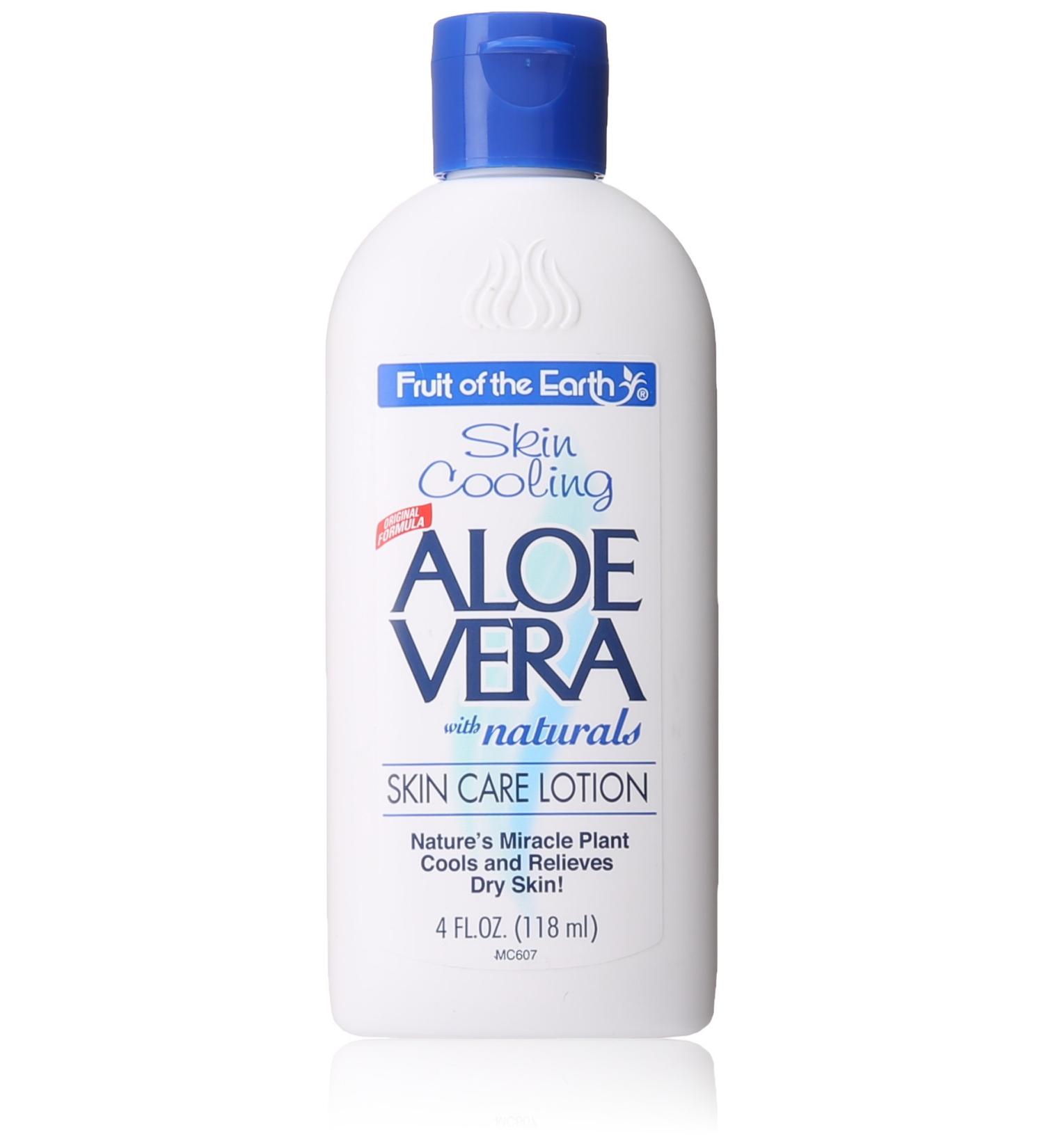 Fruit of the Earth Aloe Vera Skin Care Lotion 4 fl oz - Soothing Natural Moisturizer - Buy Online on GoSupps.com