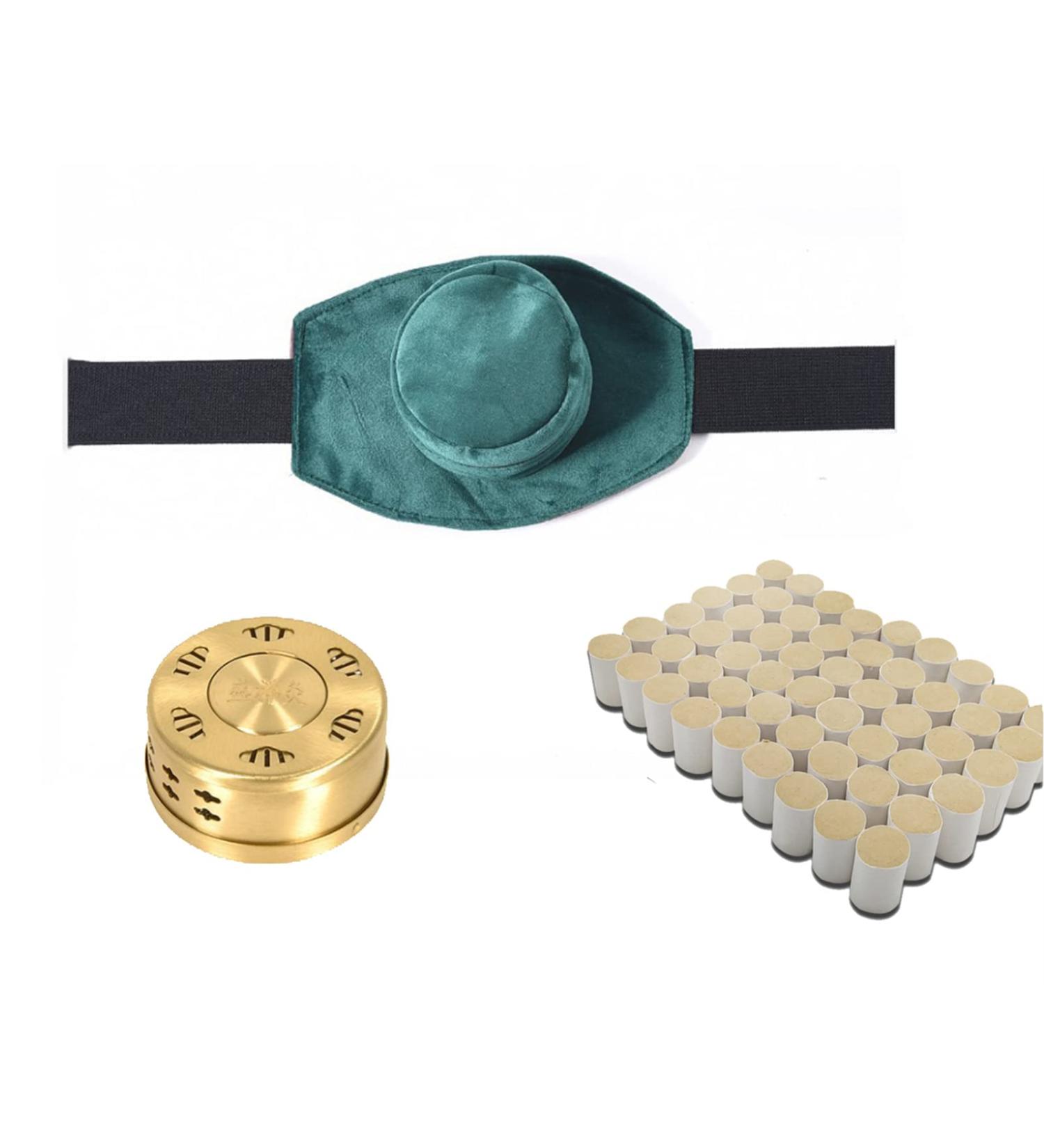 KECENWEL Copper Moxa Bag Moxibustion Bag Chinese Medicine Moxibustion Treatment for Arthritis Pain Relief Neck Knee Joint Pain Relief Health Maintenance Theropy Set Set 1 - Buy Online on GoSupps.com