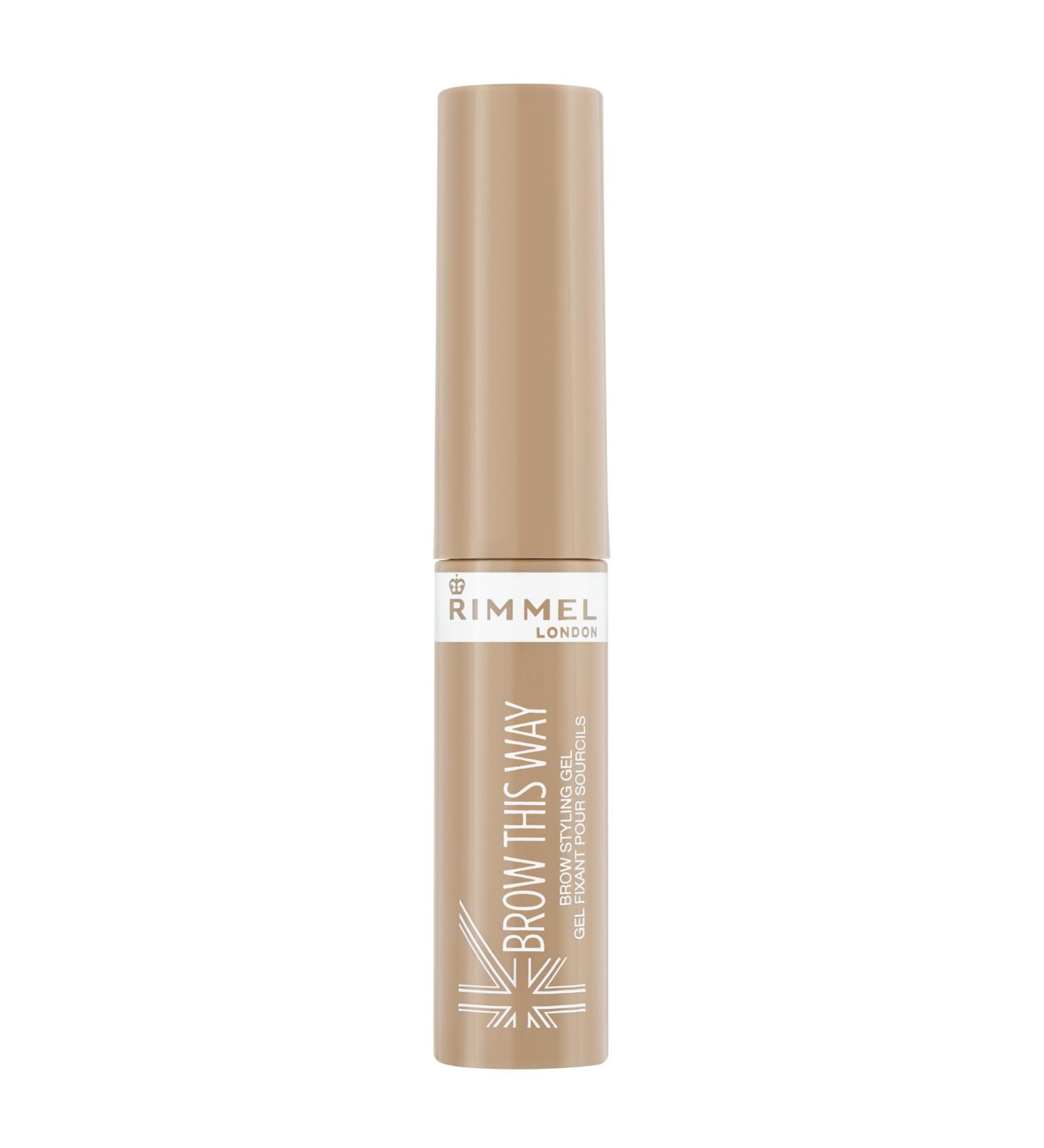 Rimmel Brow This Way Styling Gel 5g - Blonde | International Shipping | Perfect Eyebrow Control & Definition - Buy Online on GoSupps.com
