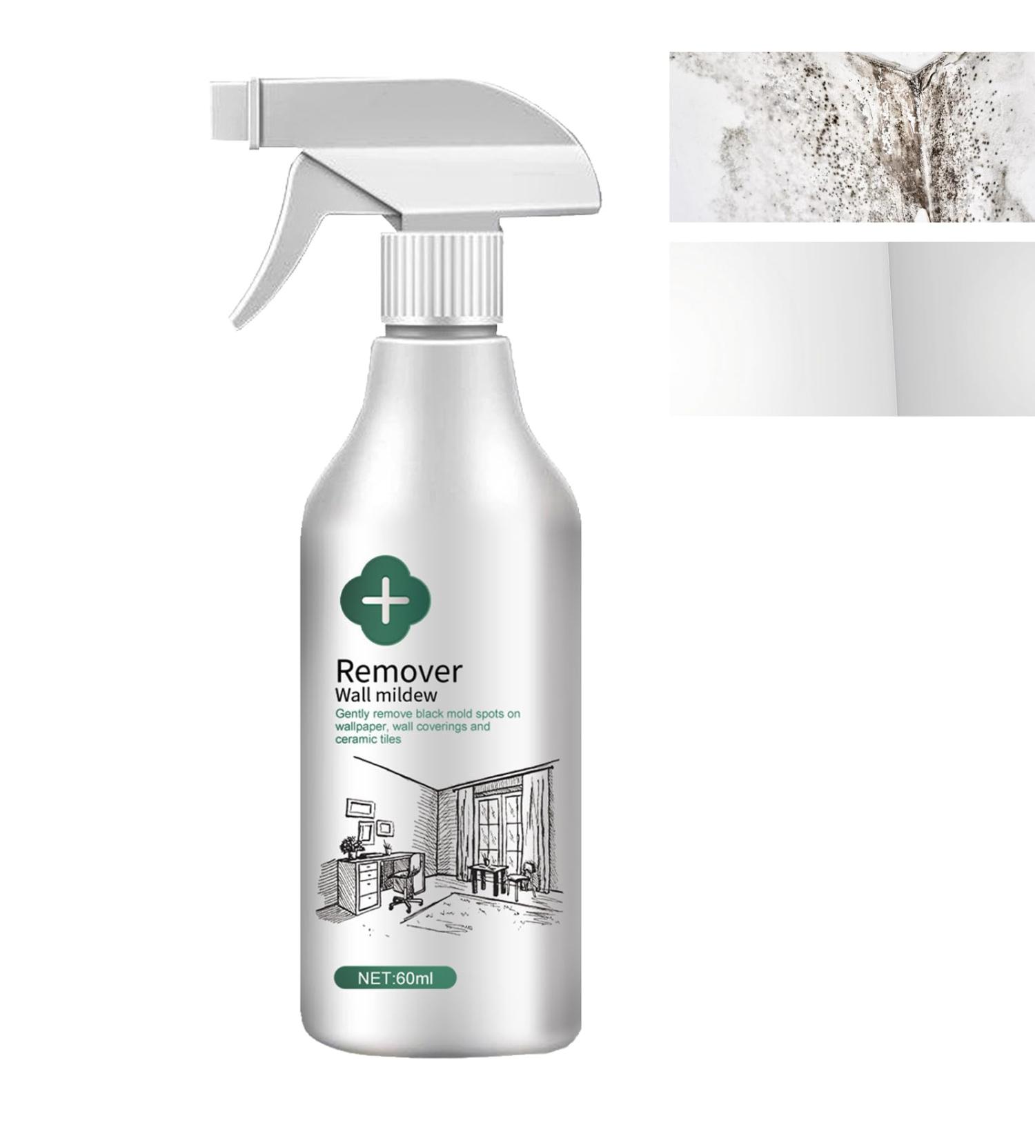 KOAHDE Bathroom Mould and Mildew Cleaner Mould Removal Foam Spray Cleaner Mould Foam Spray Wall Tiles Bathroom Cleaning Spray Removes Mouldy Stains From Walls Professional Anti Mould Spray 60ML 1PC - Buy Online on GoSupps.com