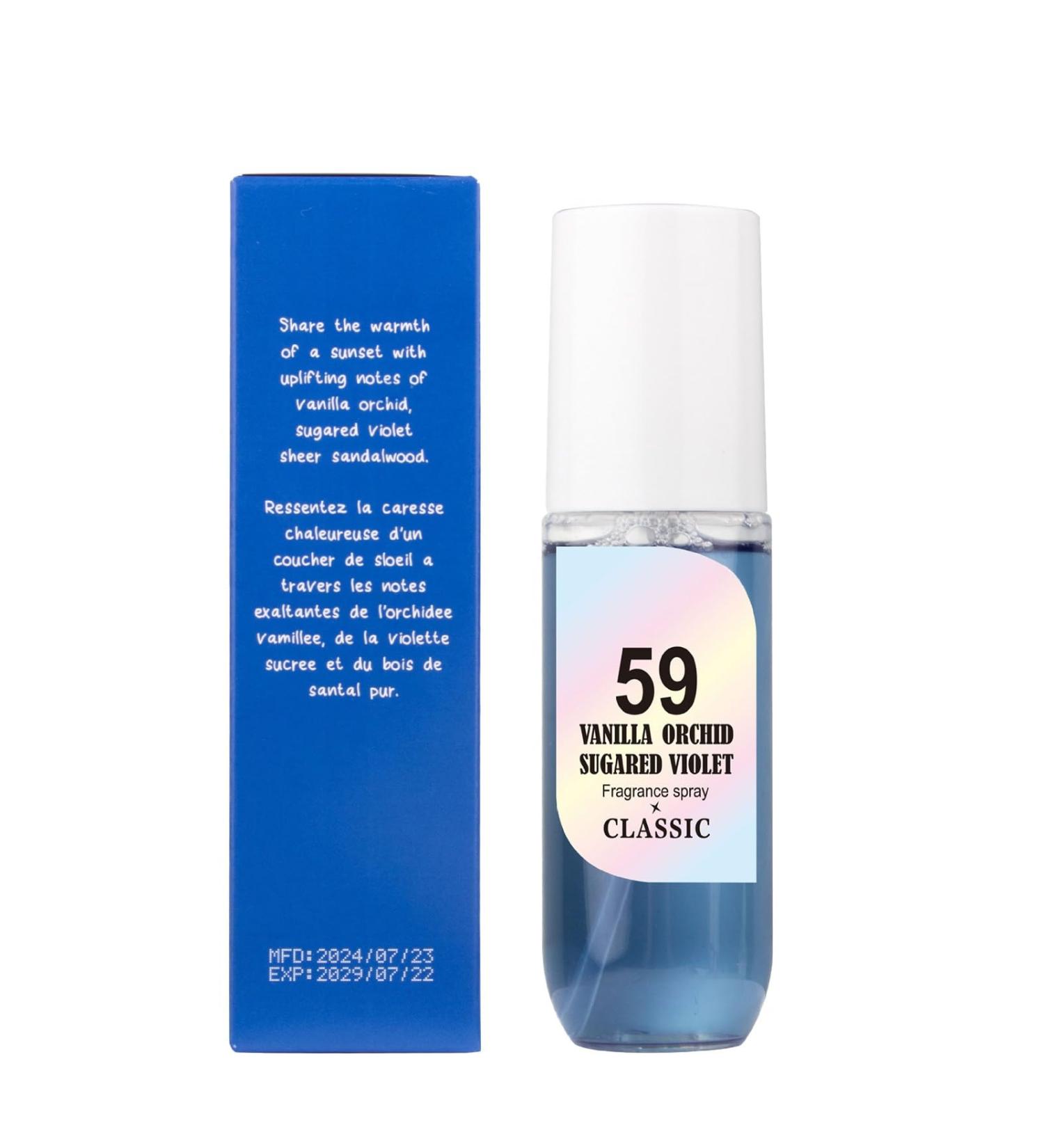 Body Spray for Women Hair & Body Fragrance Mist Long Lasting Perfume Suitable for Party Music Festival Dating Hair & Body Fragrance Mist Hair Perfume for Women Body Spray(Blue) 1 Count (Pack of 1) Blue - Buy Online on GoSupps.com