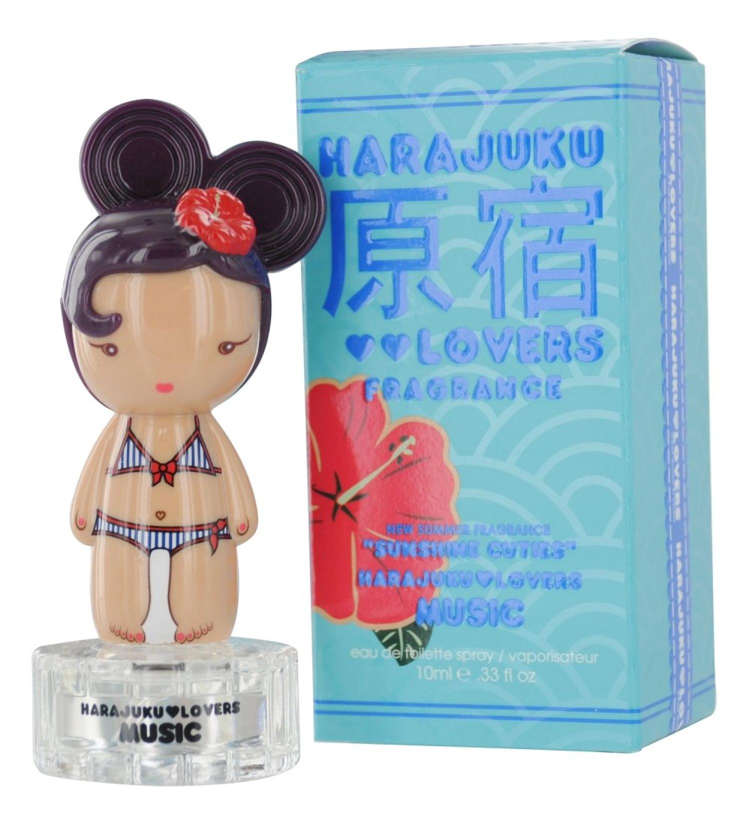 Gwen Stefani Harajuku Lovers Sunshine Cuties Music Women Eau De Toilette Spray by Gwen Stefani Mini 0.33 Ounce