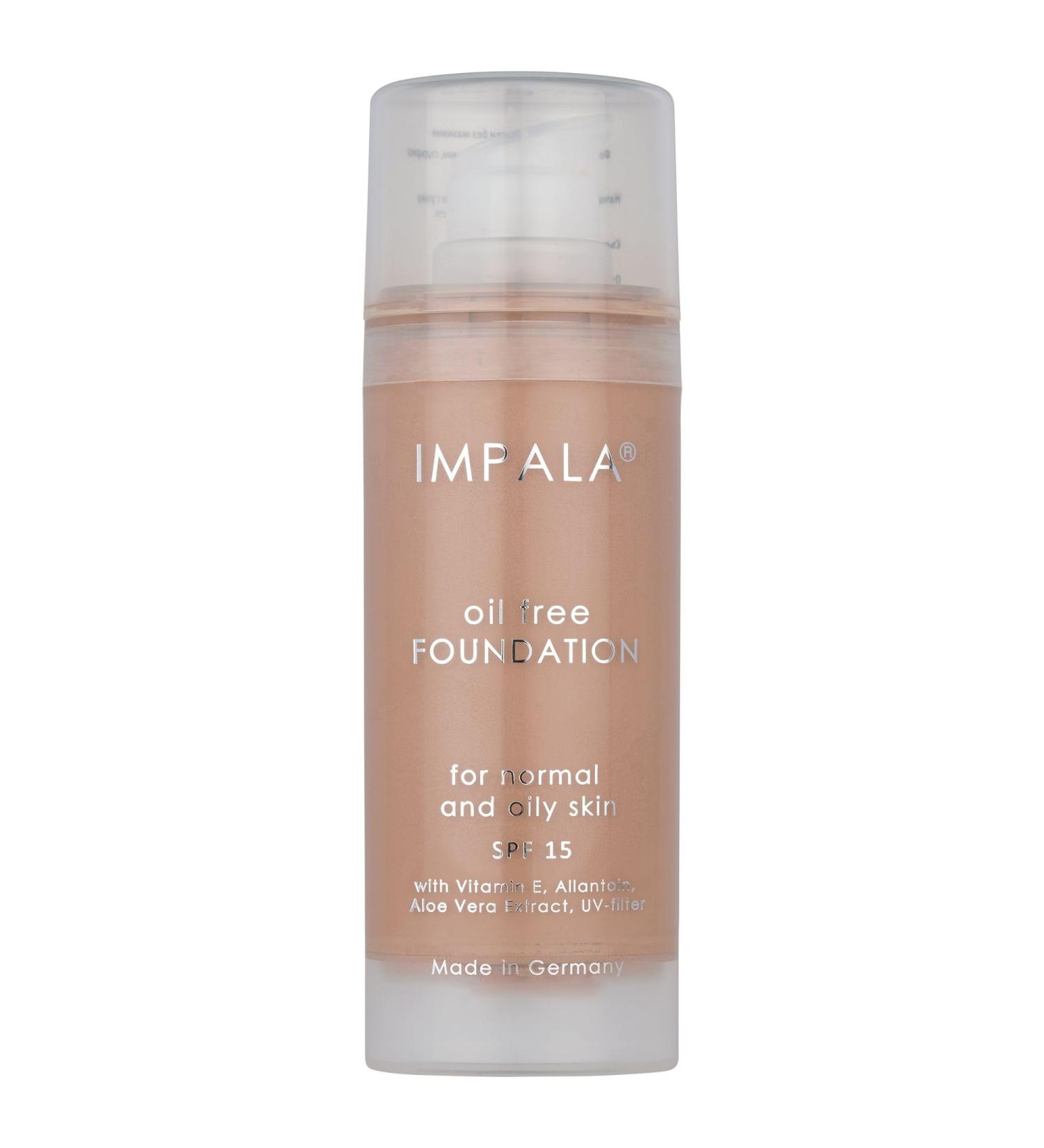  Impala Impala Oil-Free Foundation N04 for Oily Skin Long Lasting SPF 15 with Pump - Buy Online on GoSupps.com