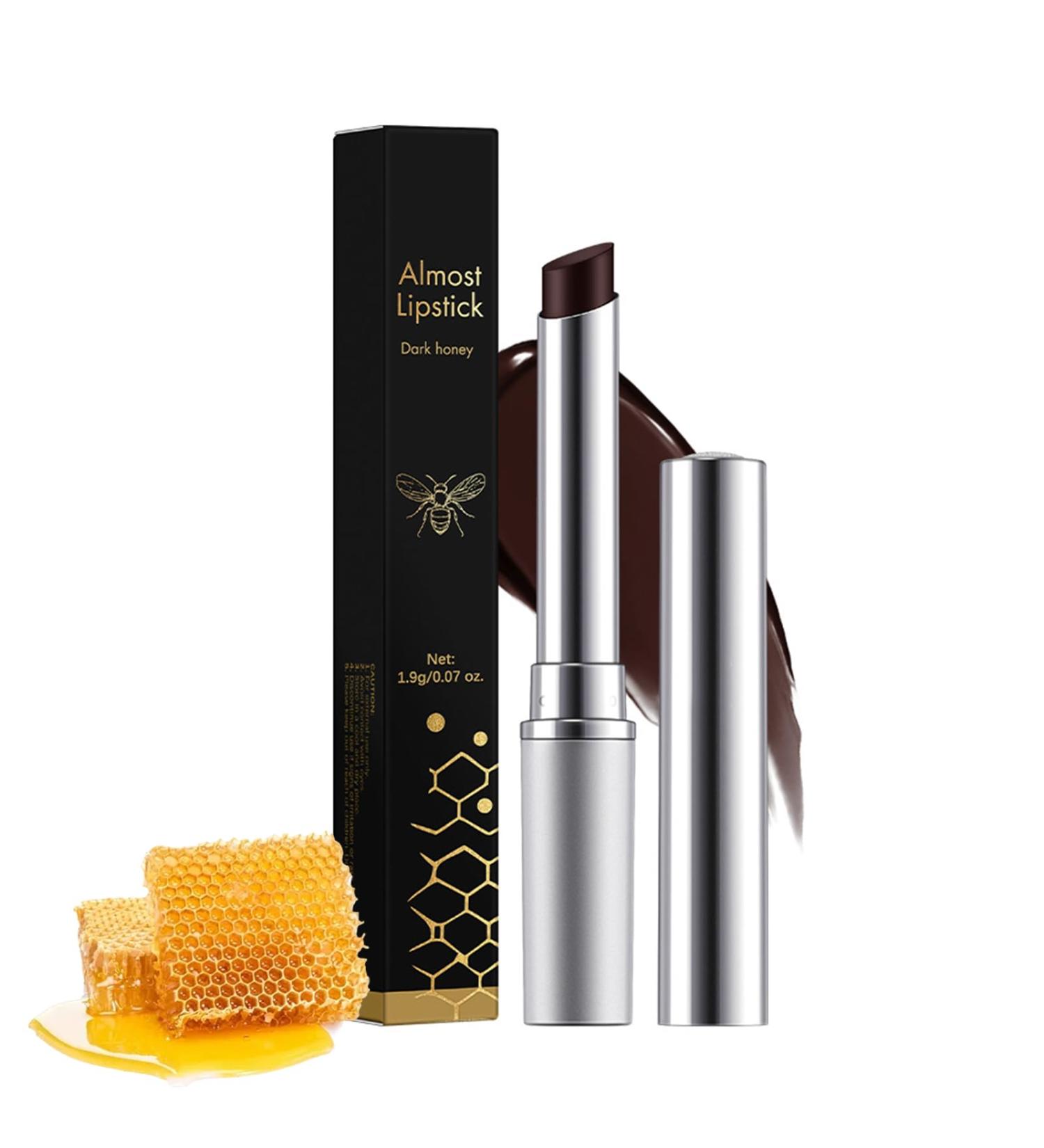 Honey Black Lip Balm Hydrating Sheer Lipstick Pink Honey Lipstick for Women Natural Glossy Lips Balm Nourishing and Hydrating Lip Gloss for All Skin Tones(Black Honey) - Buy Online on GoSupps.com