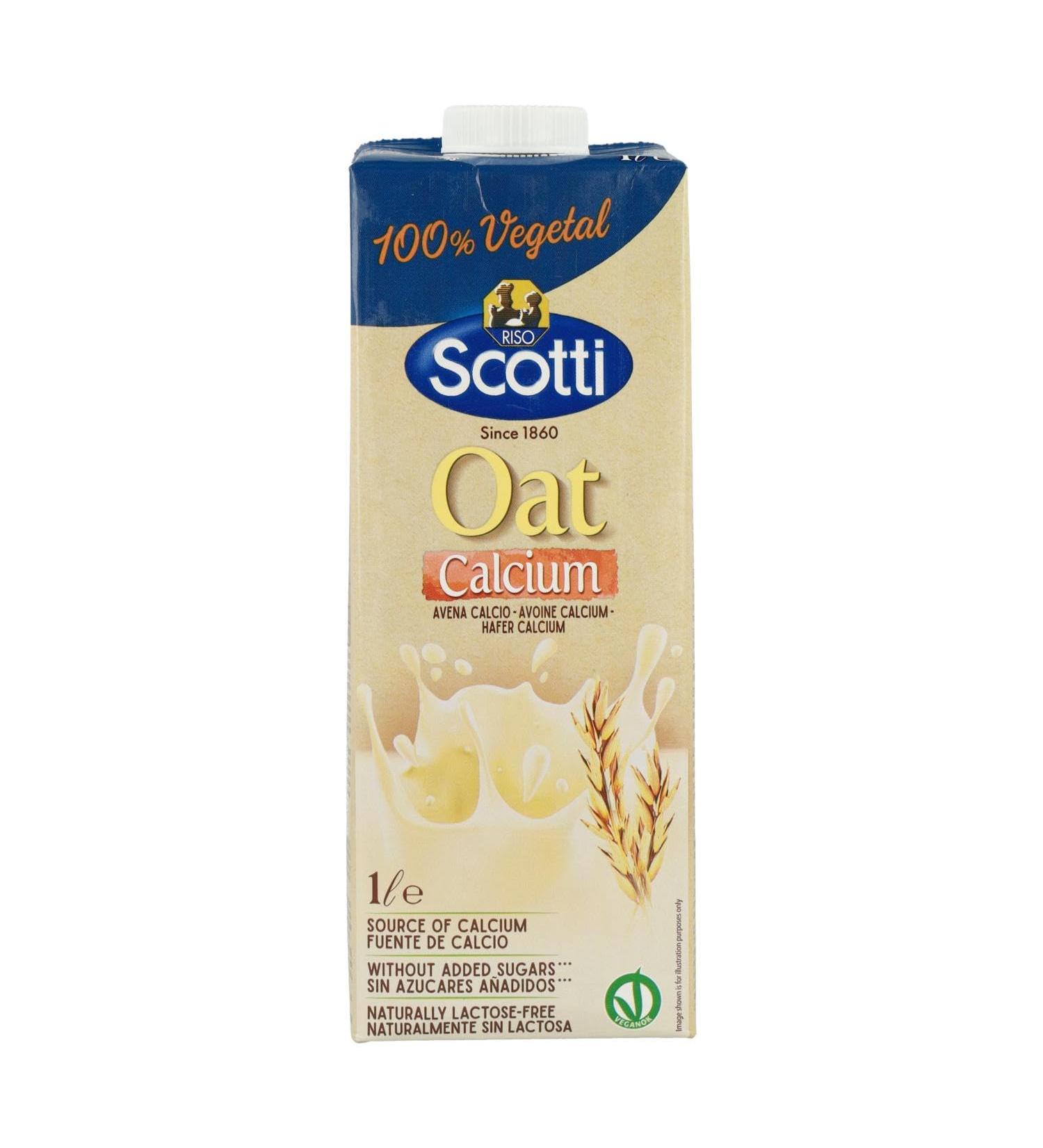 Riso Scotti Organic Oat Drink with Calcium - 1000 ML | 25% OFF | Buy 10 for Trade | International Shipping - Buy Online on GoSupps.com