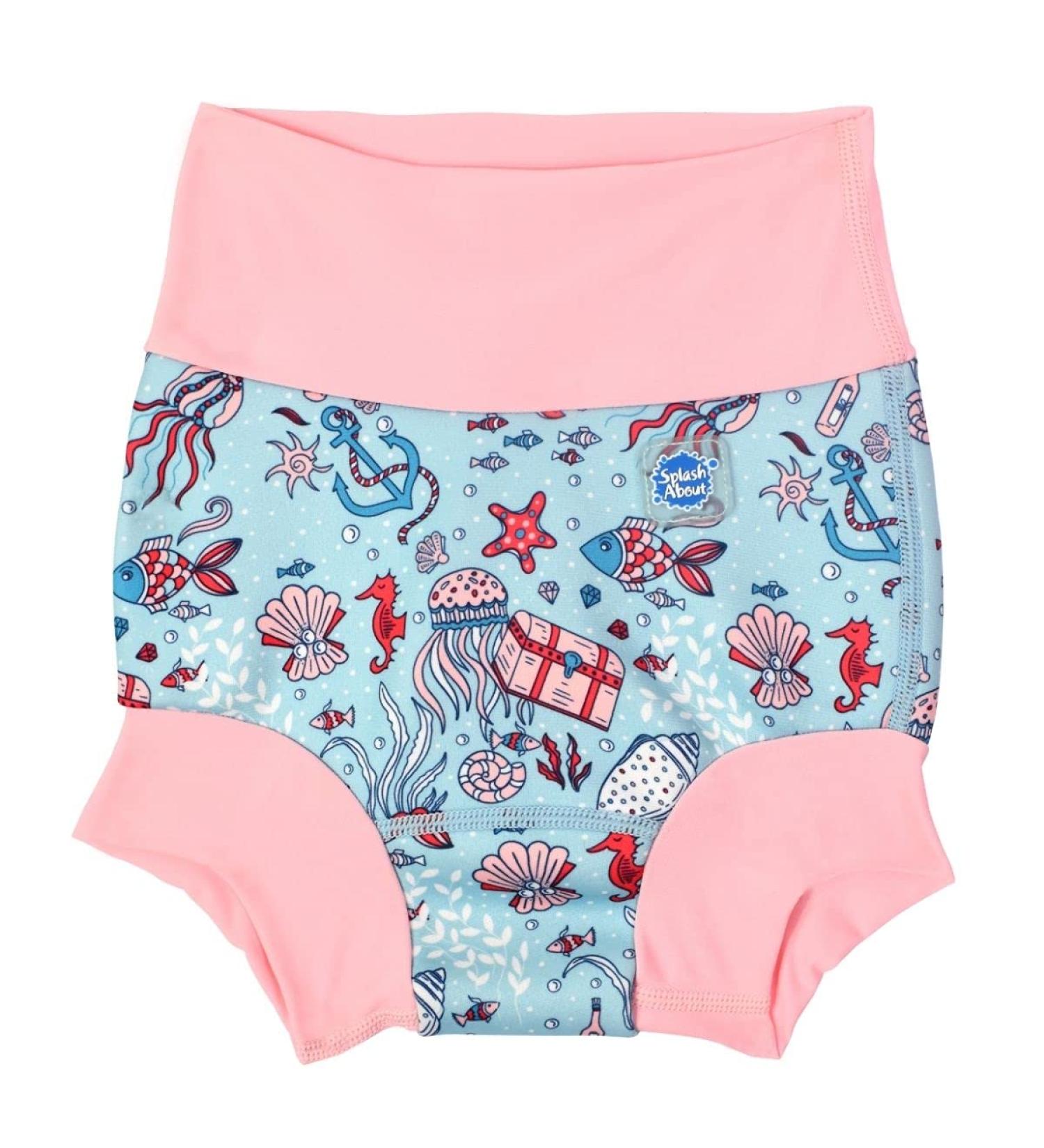 Splash About Happy Nappy Reusable Swim Nappy - Hidden Treasure - Size 3-6 Months - Buy Online on GoSupps.com