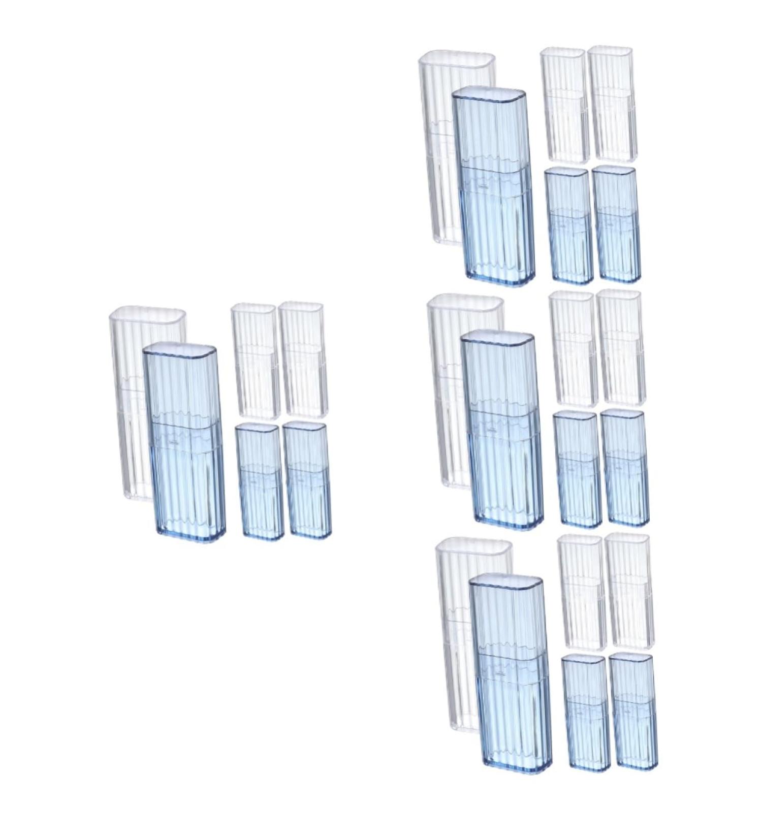 Coheali 24 STK Toncher Bock Stoper - Makeup Pad & Cotton Swab Organizer Container - Travel-Friendly 4 Color Mini Set - Buy Online on GoSupps.com